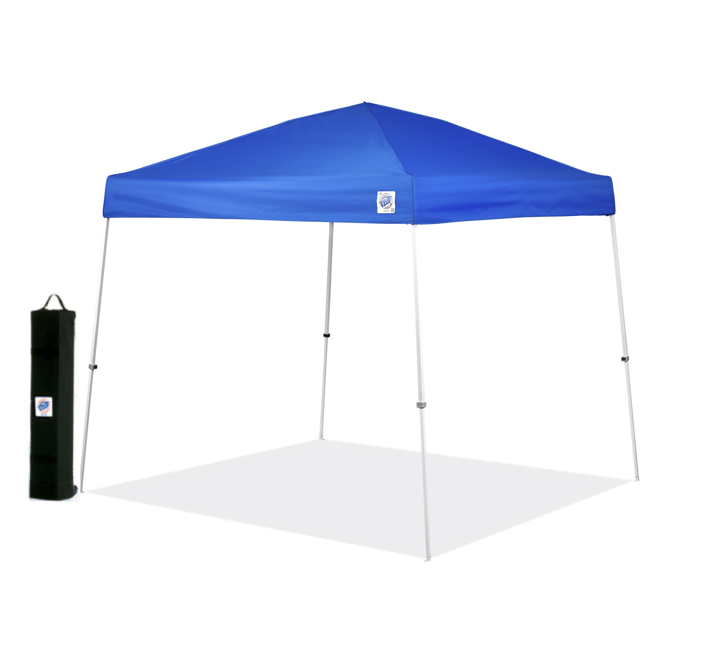 E-Z UP 10 ft. x 10 ft. Royal Blue Vista Tent Canopy - White Cap