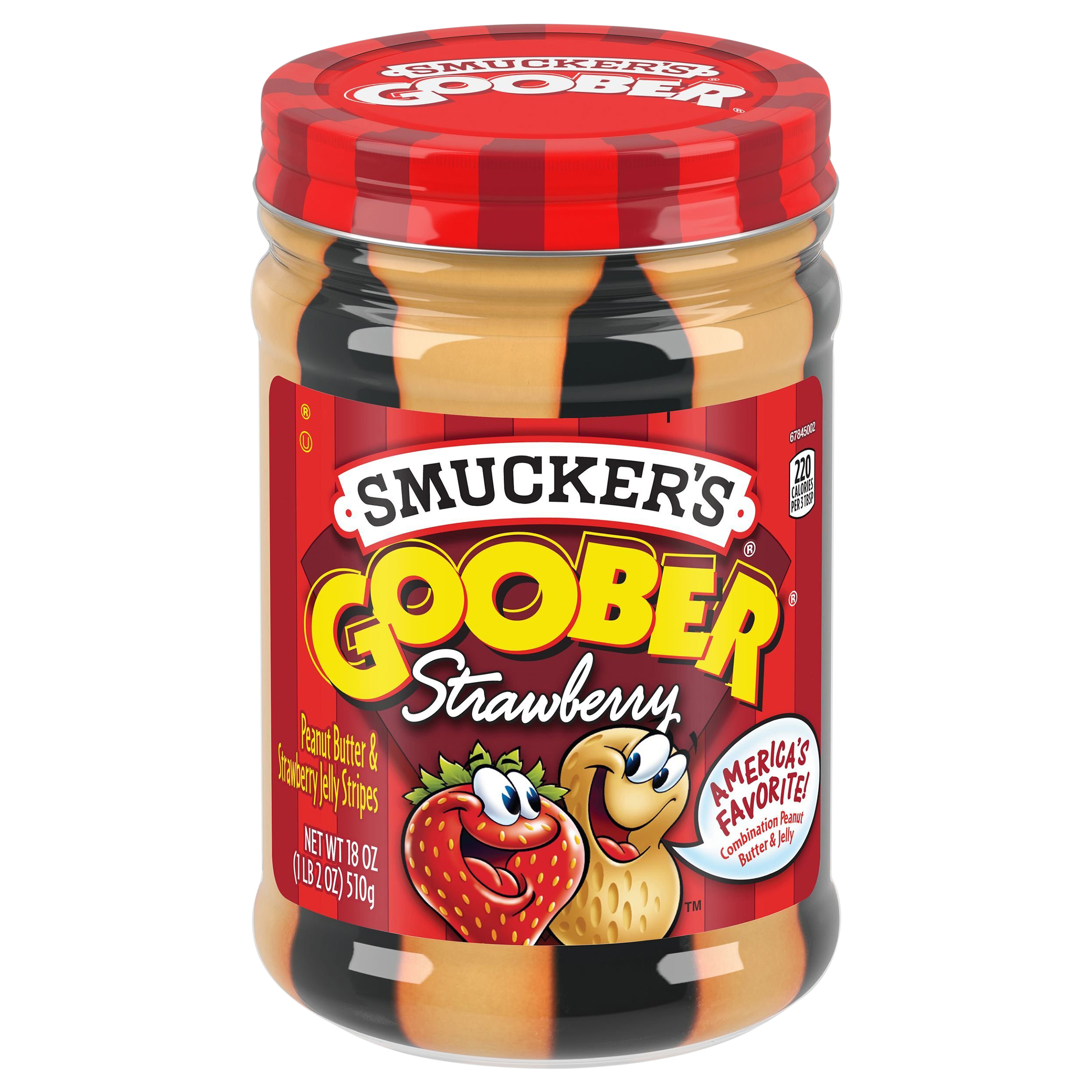 Jelly Stripes, Peanut Butter & Strawberry