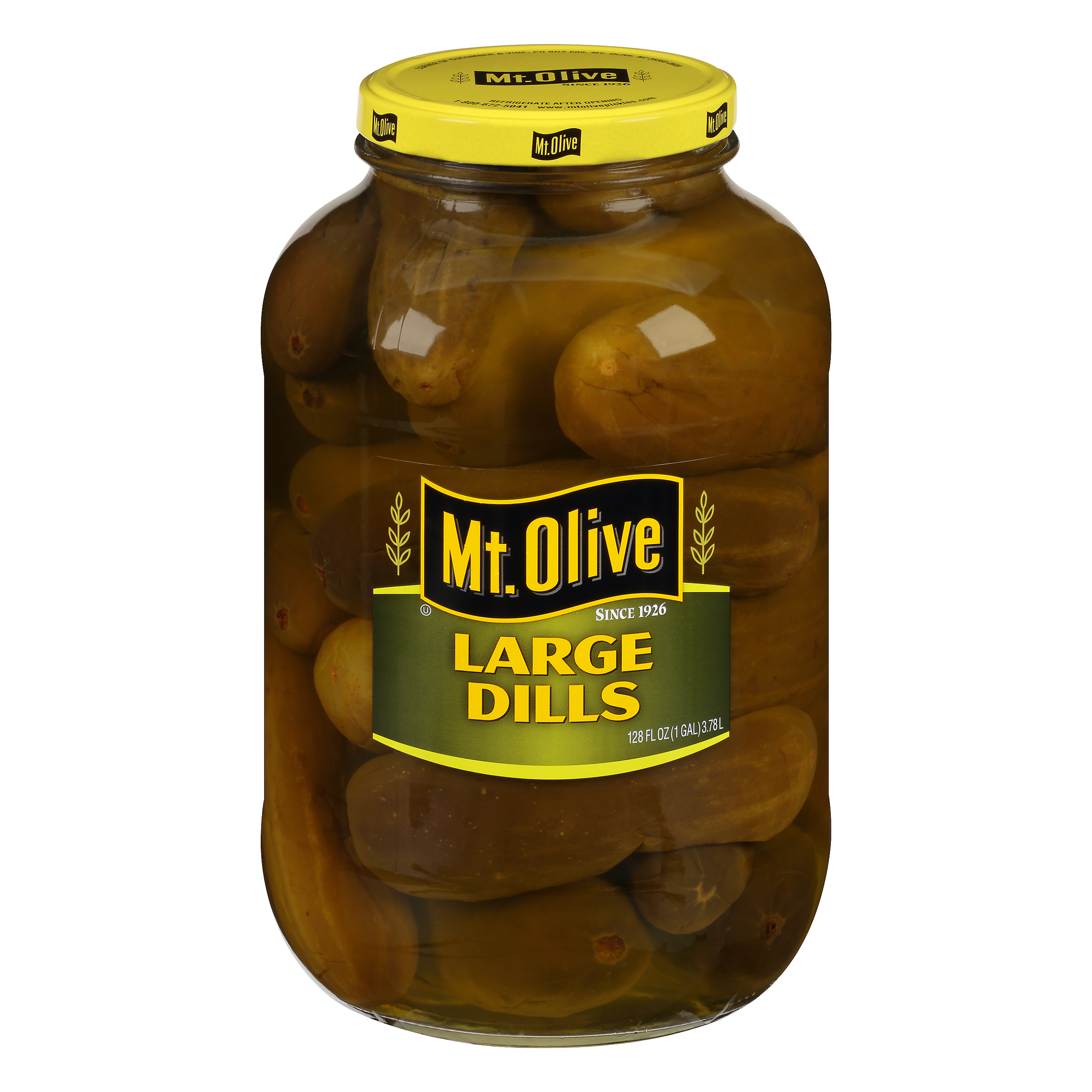 Mt. Olive Large Dills 128 Fl. Oz. Jar