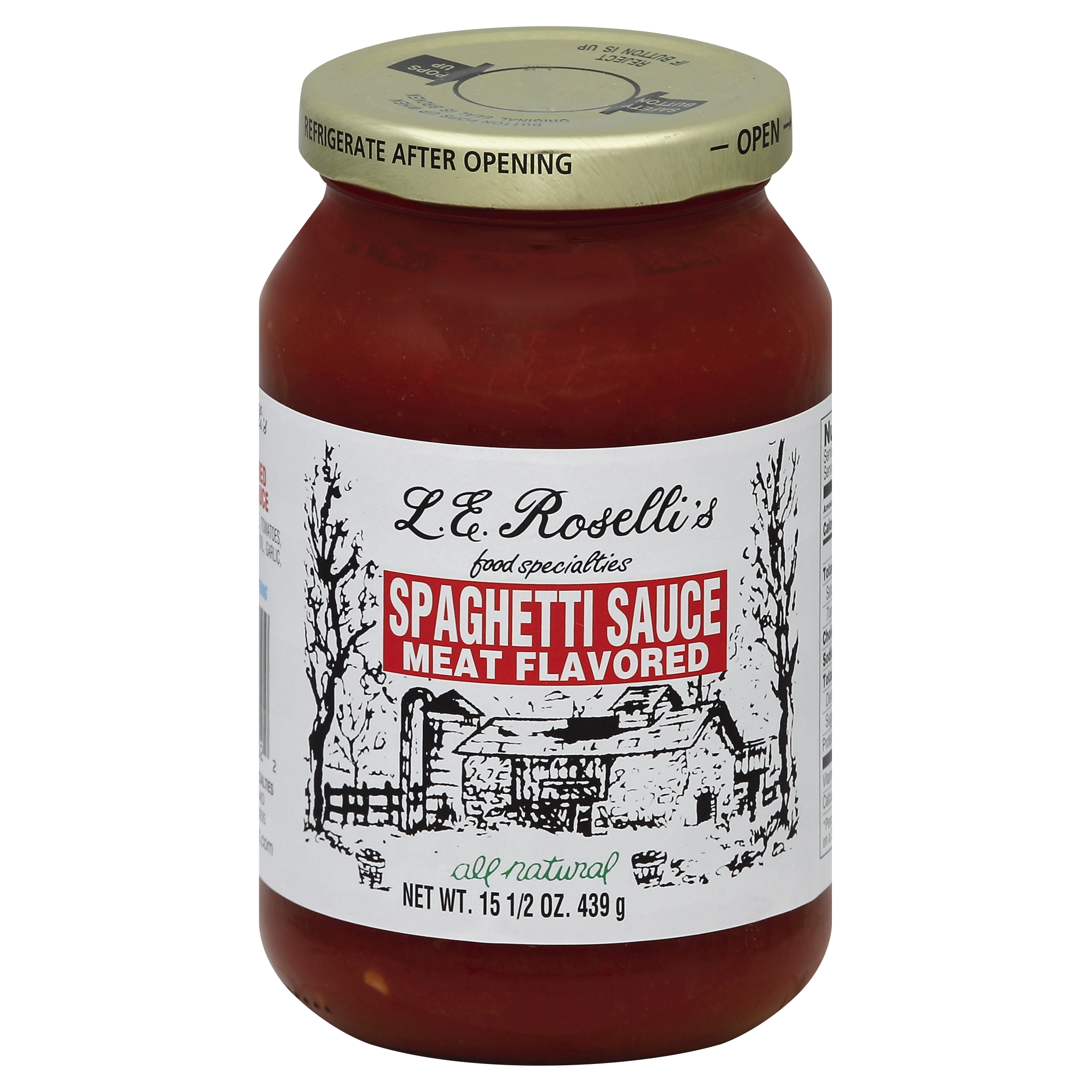 Le Rosellis Spaghetti Sauce 15.5 Oz