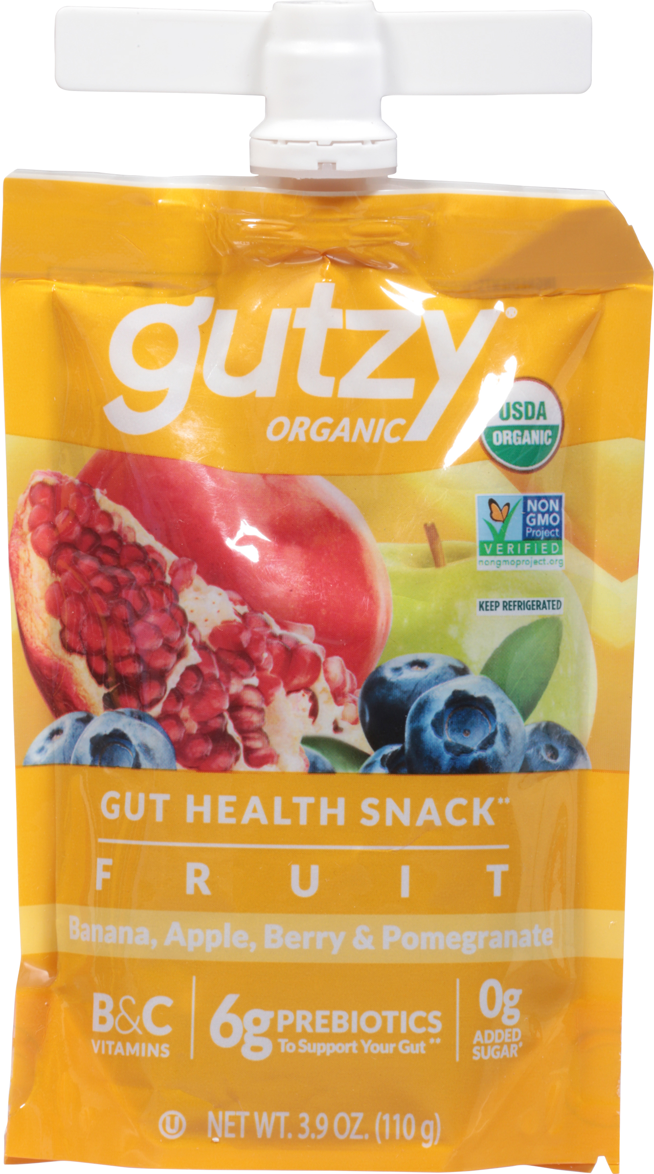 Fruit Snack, Banana, Apple, Berry & Pomegranate, Gut Health
