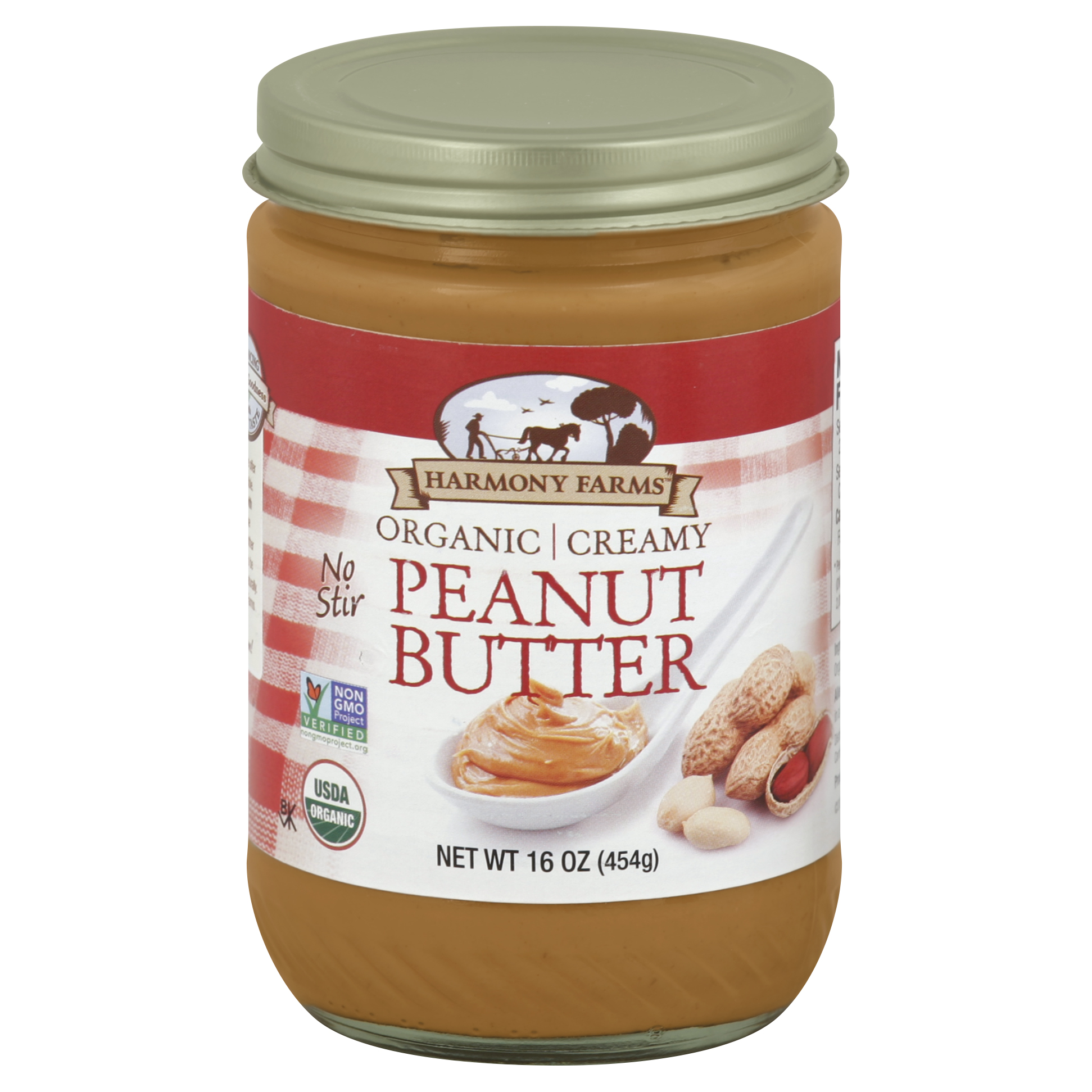 Harmony Farms Peanut Butter 16 Oz