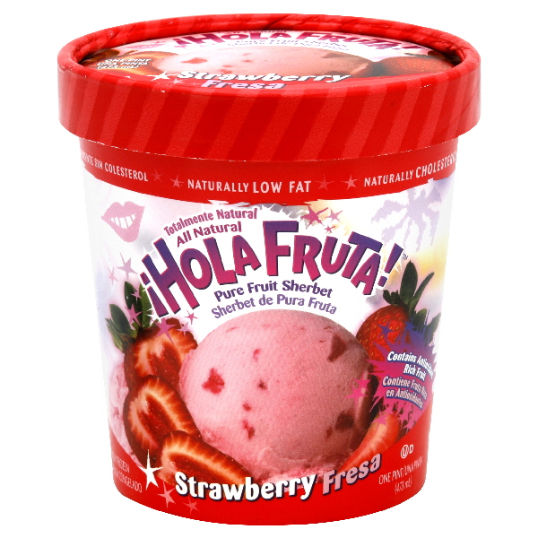 Hola Fruta Pure Fruit Sherbet 1 Pt