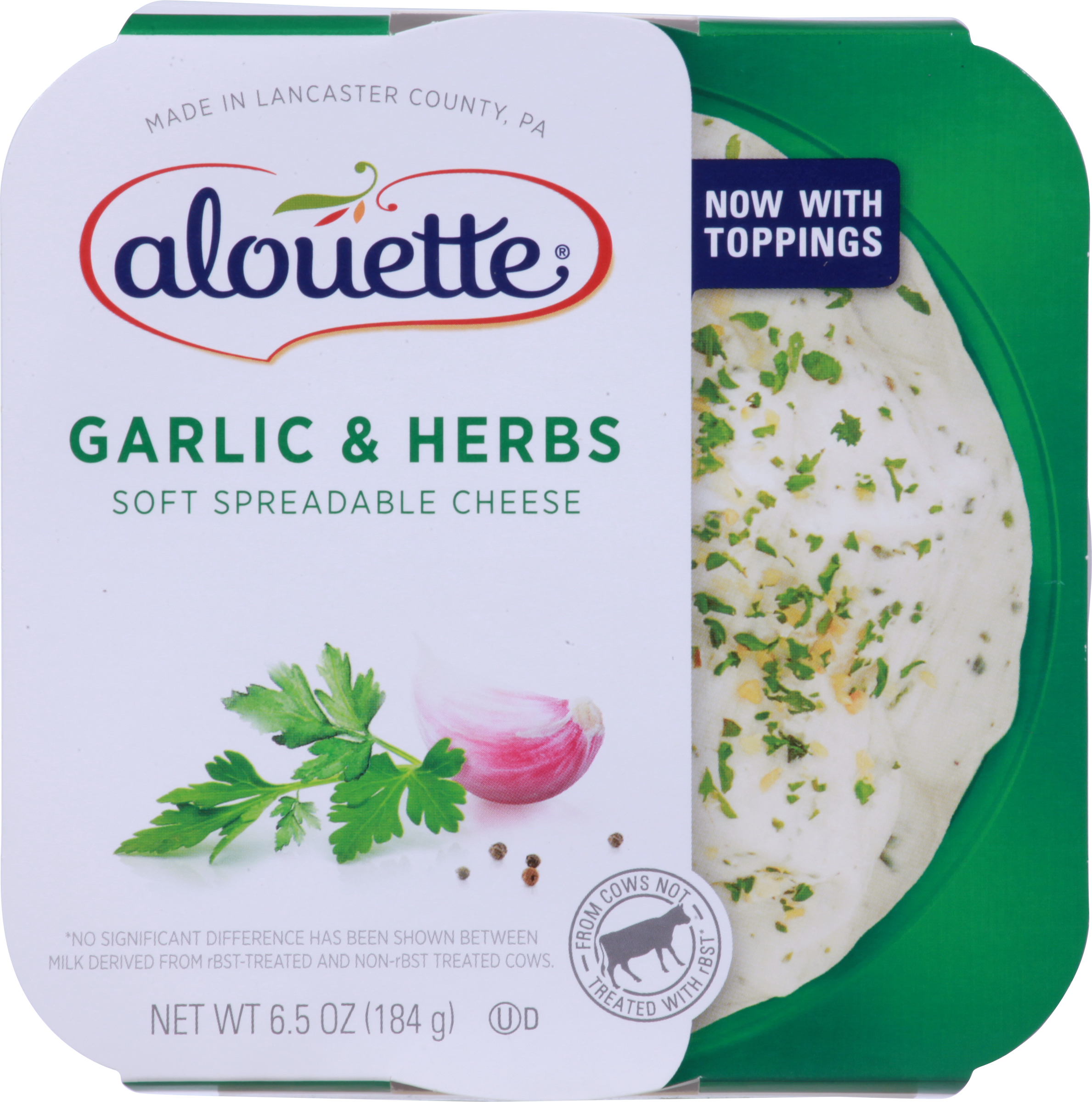 Spreadable Cheese, Soft, Garlic & Herbs