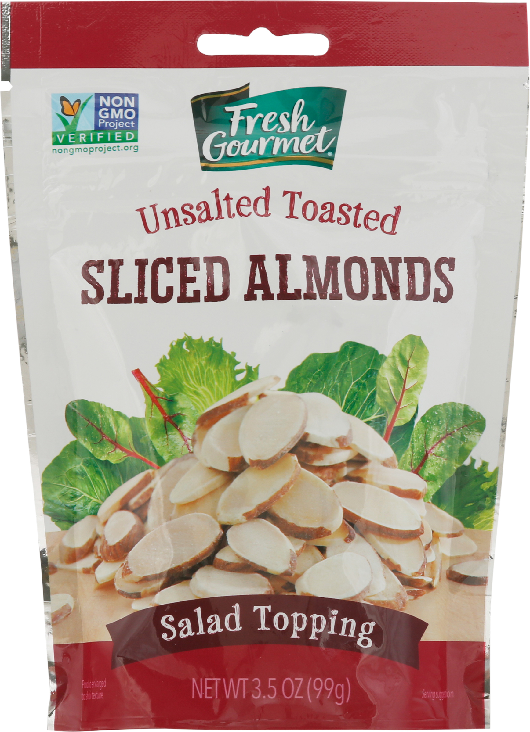 Salad Topping, Sliced Almonds, Unsalted, Toasted