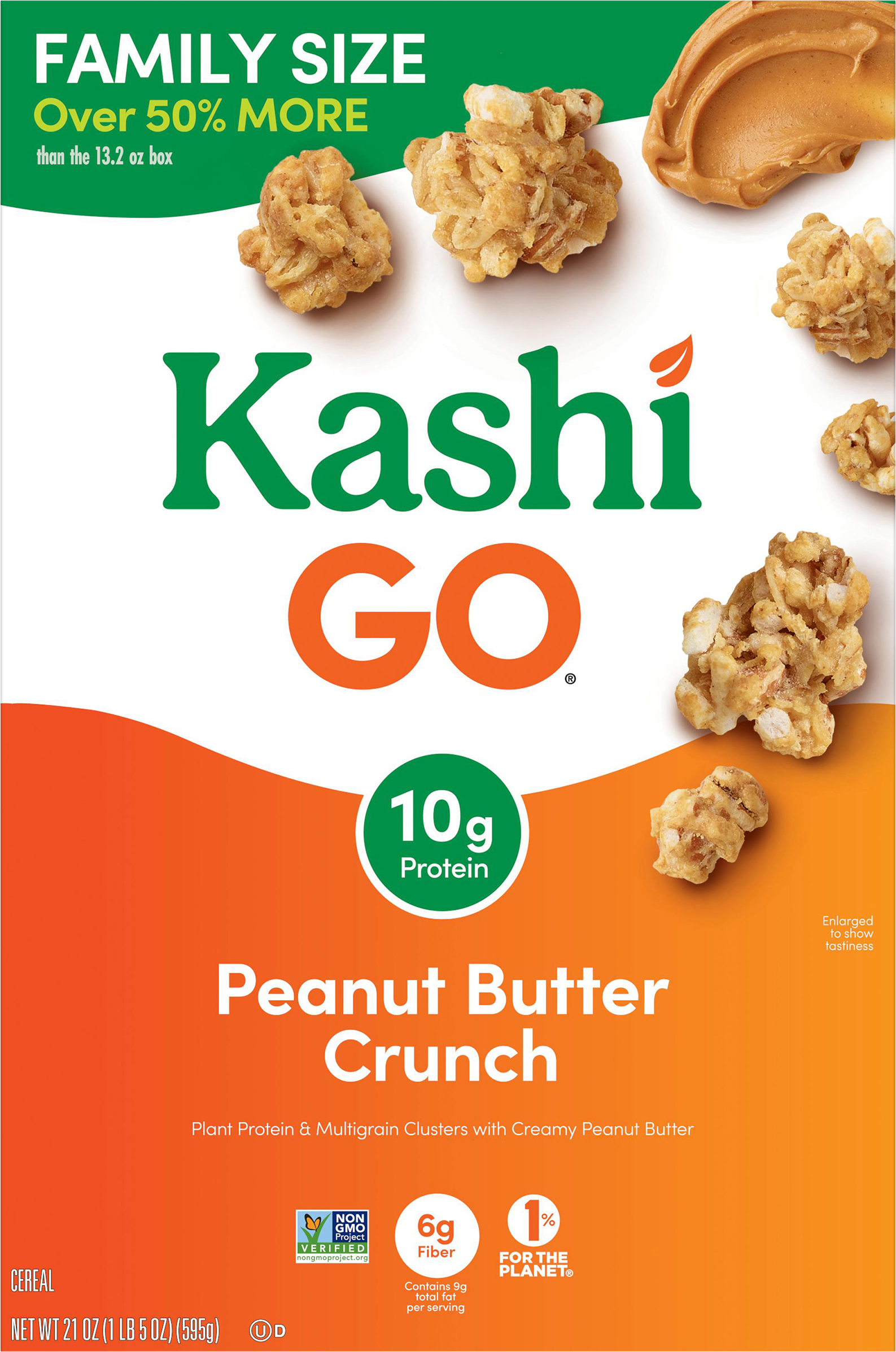 Cereal, Peanut Butter Crunch, Family Size