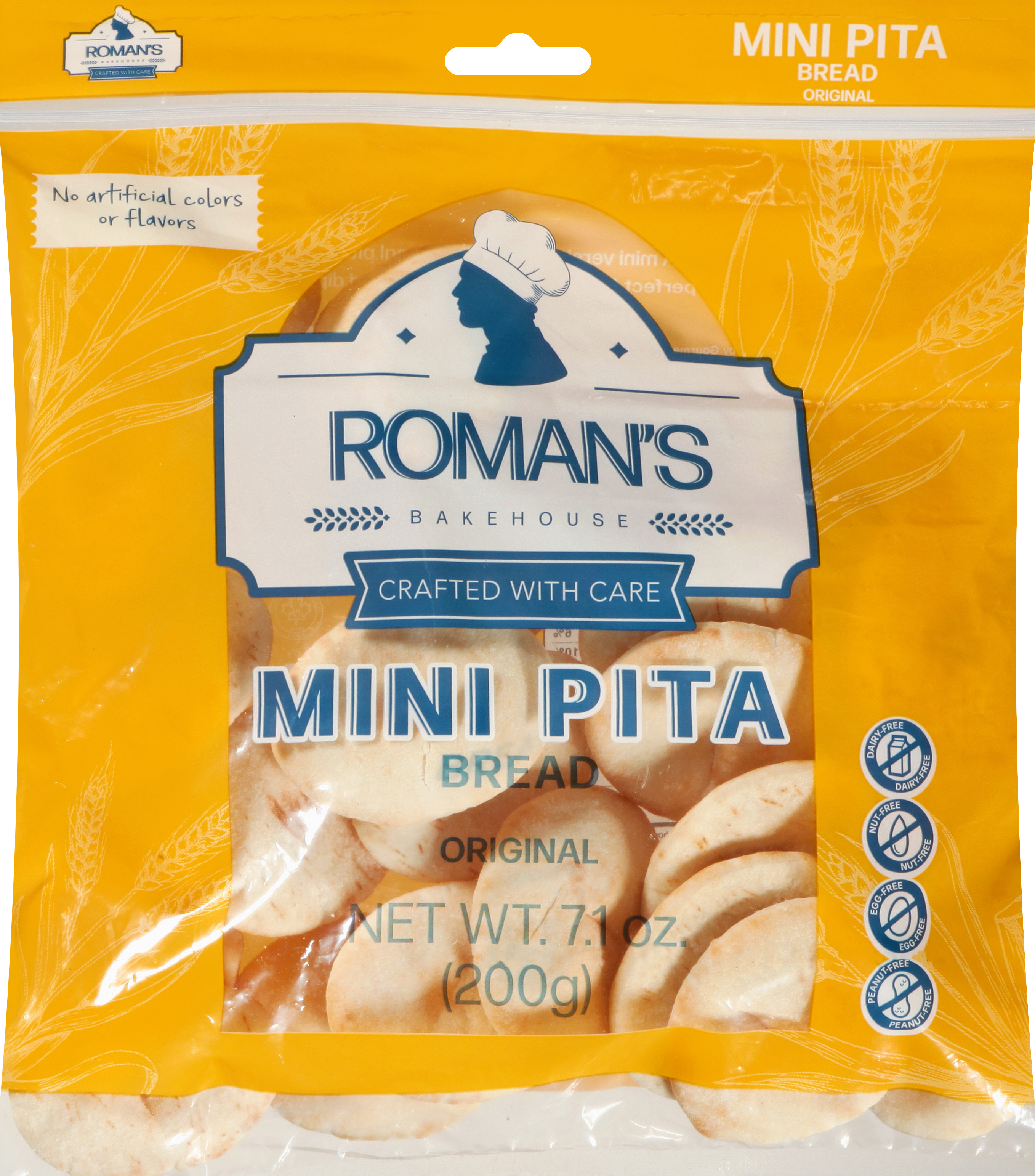 Pita Bread, Original, Mini