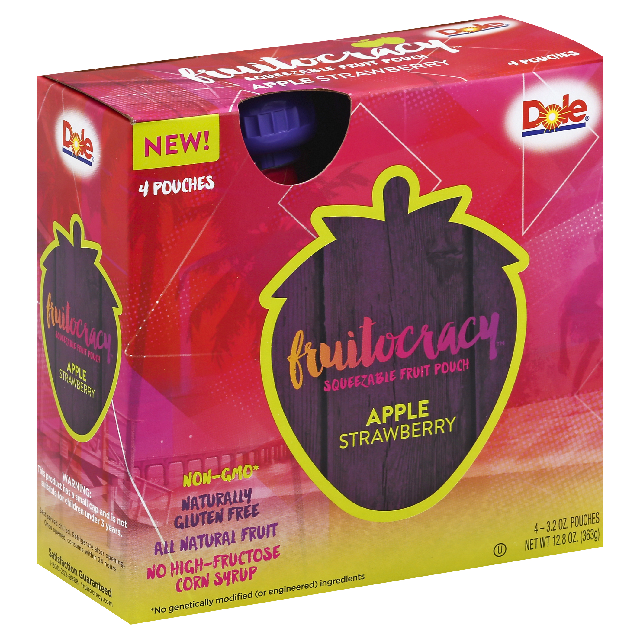 Dole Fruit Pouch 4 Ea