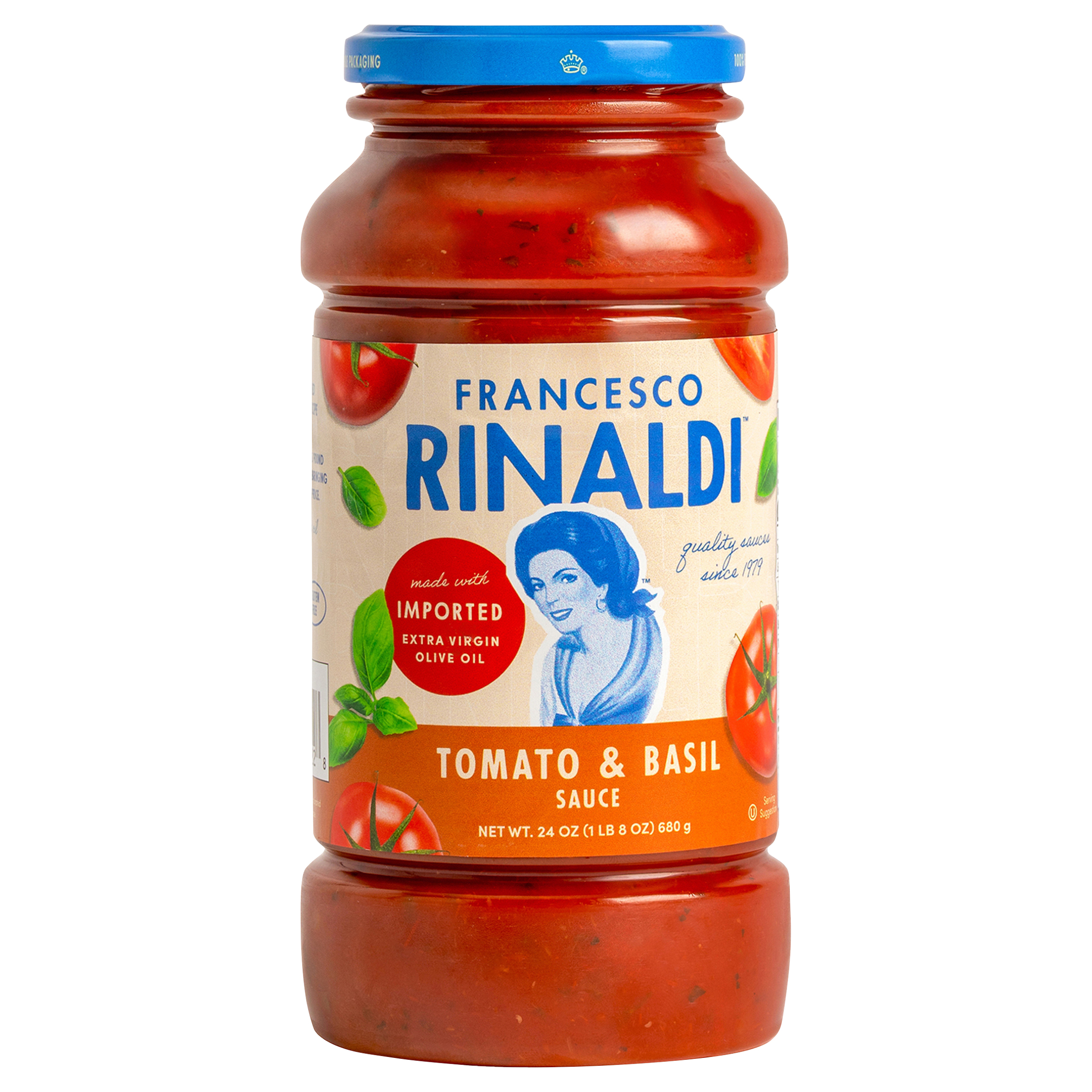 Calories in Pasta Sauce, Tomato Basil & Garlic from Reggano