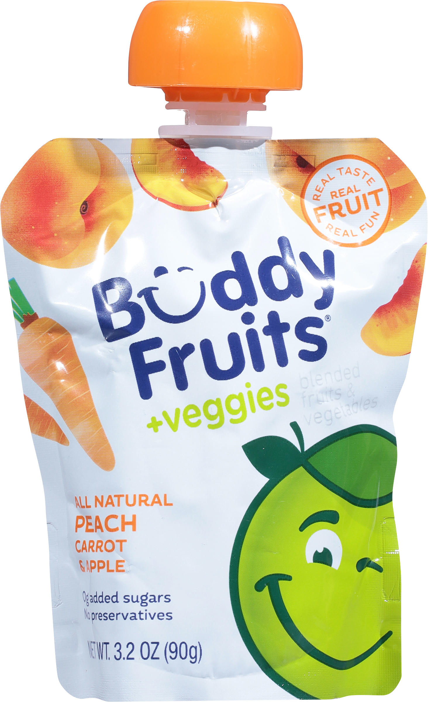 Blended Fruits & Vegetables, Peach Carrot & Apple