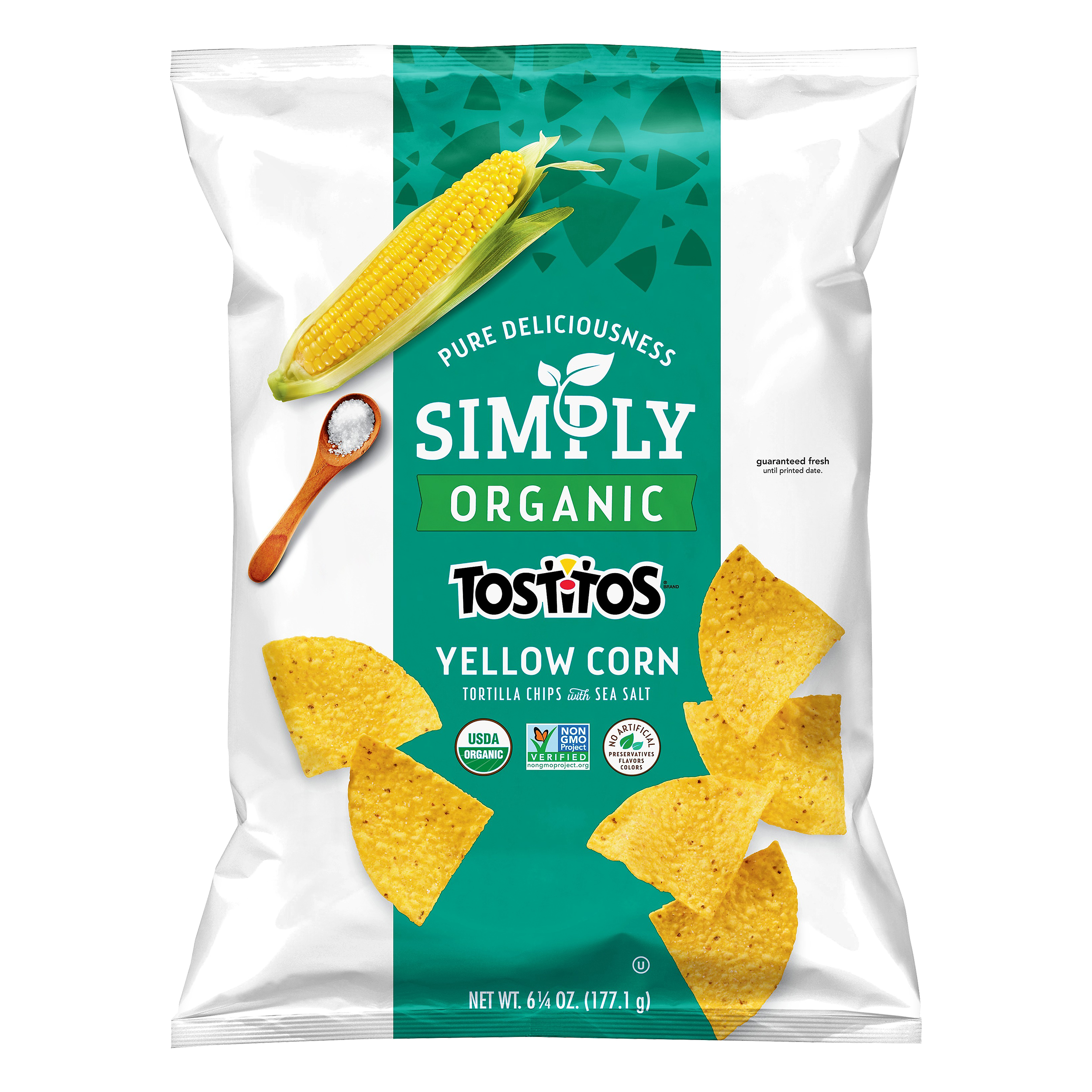 Tostitos Simply Yellow Corn Organic With Sea Salt Yellow Corn Tortilla Chips 6.2