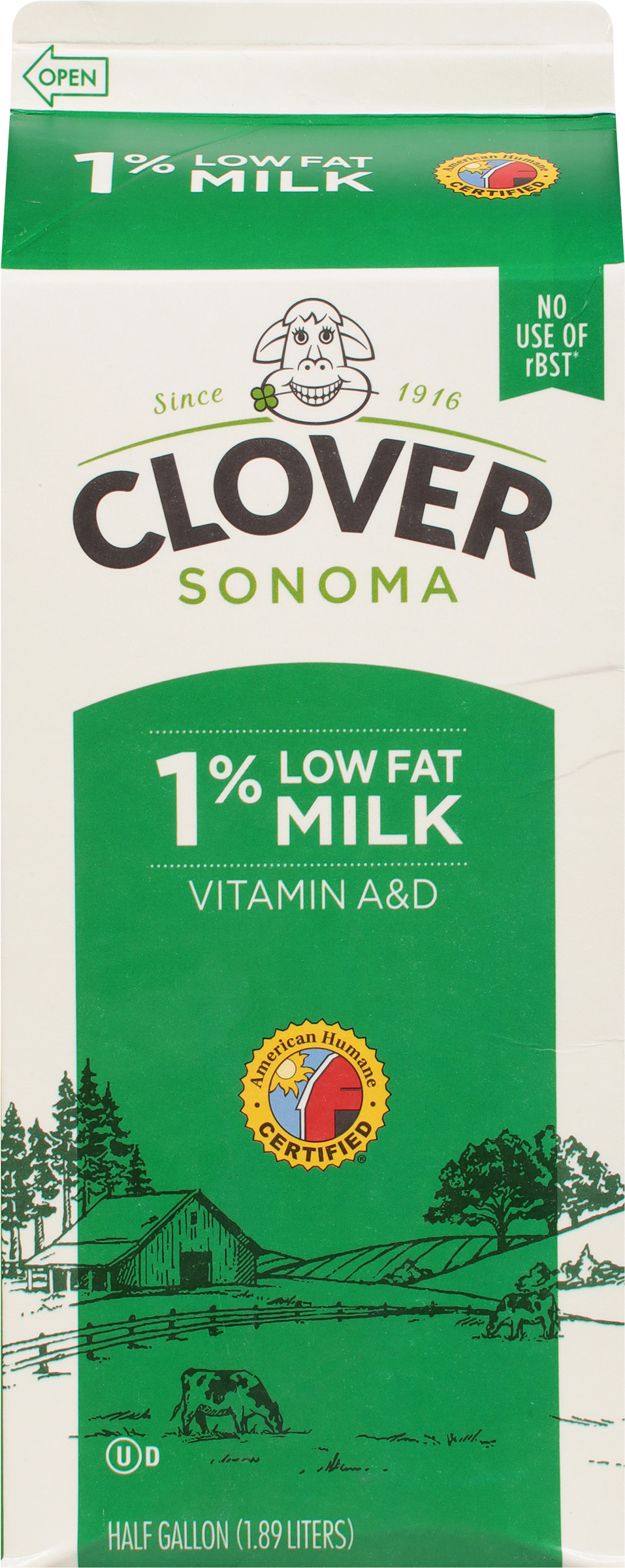 Milk, Lowfat, 1%