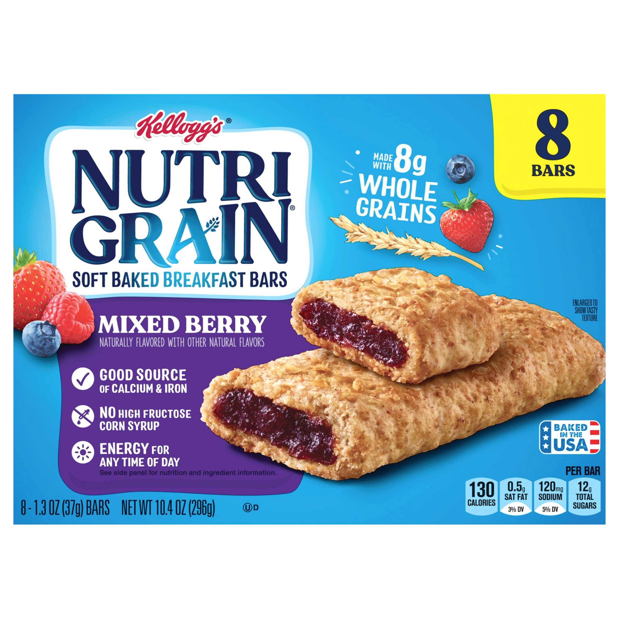 Breakfast Bars, Soft Baked, Mixed Berry