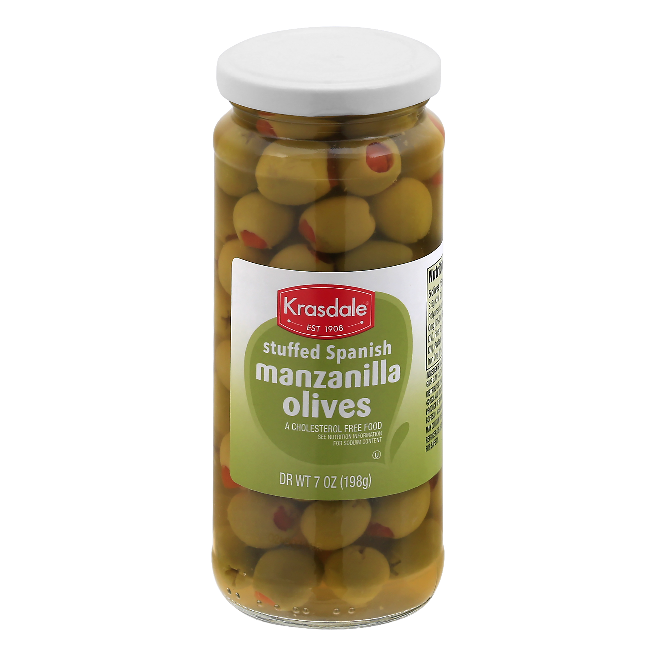 Krasdale Stuffed Spanish Manzanilla Olives 7 Oz