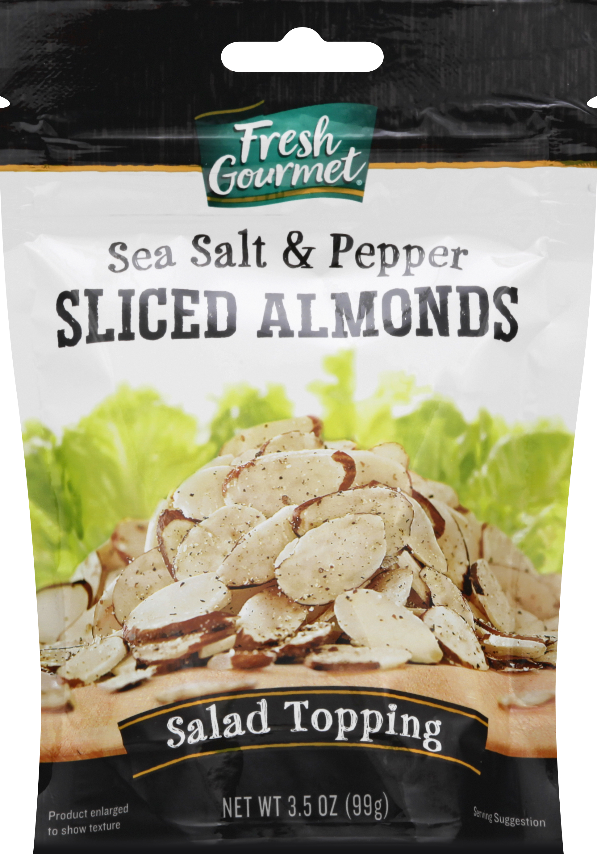 Almonds, Sea Salt & Pepper, Sliced