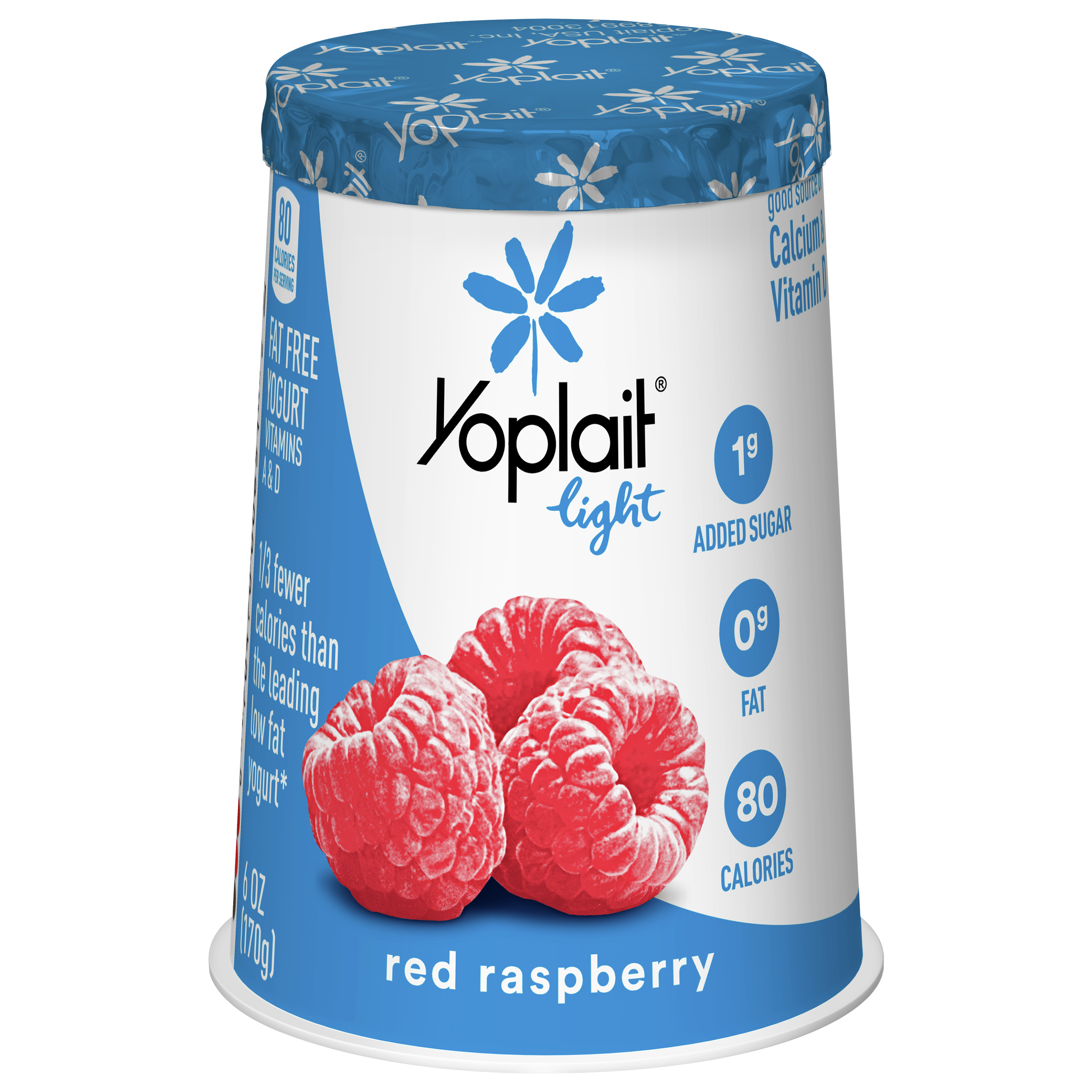 Yogurt, Fat Free, Red Raspberry