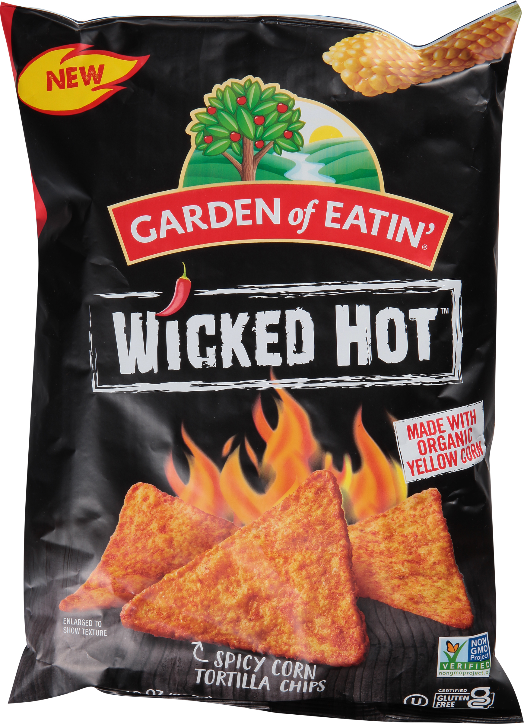 Corn Tortilla Chips, Wicked Hot, Spicy