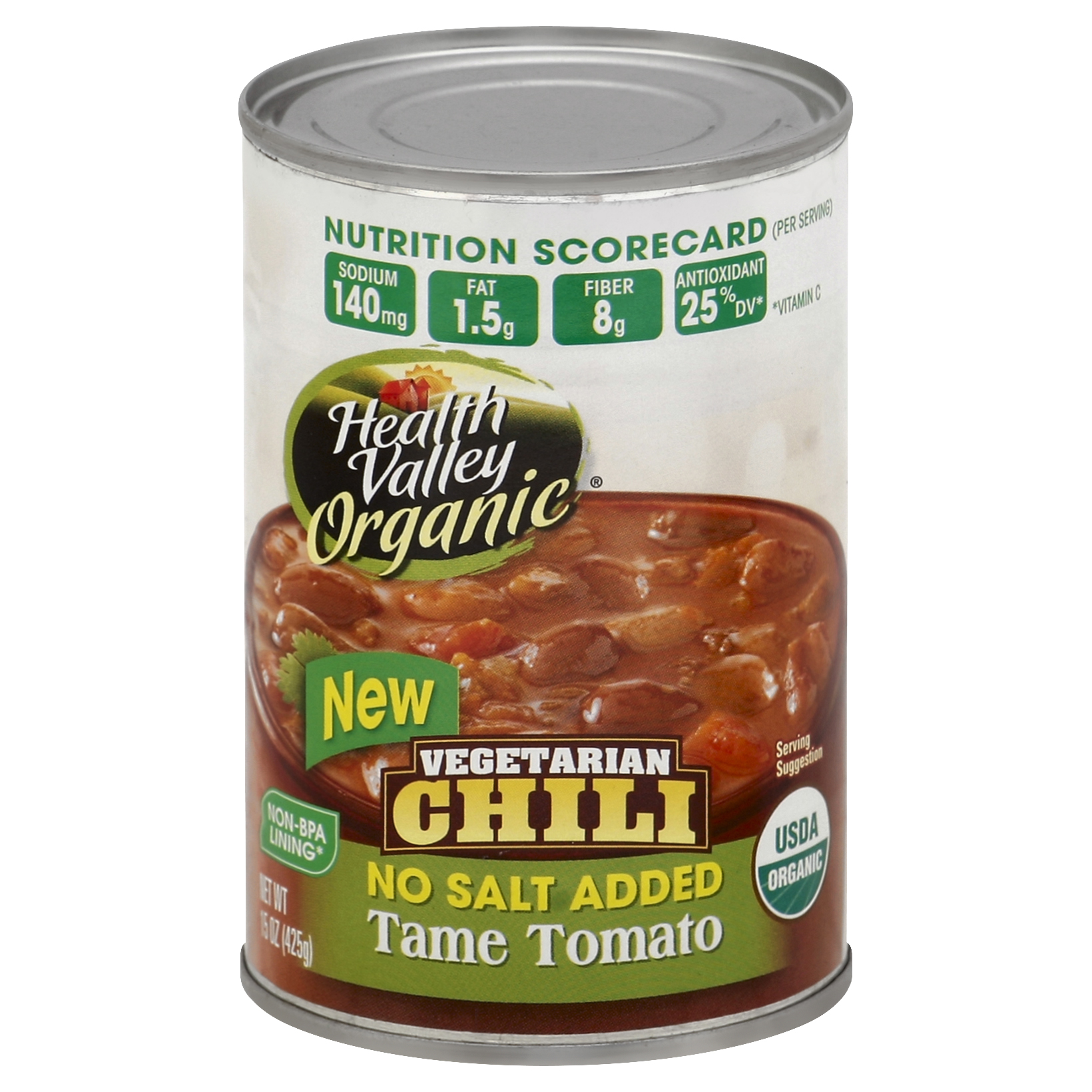 Health Valley Chili 15 Oz