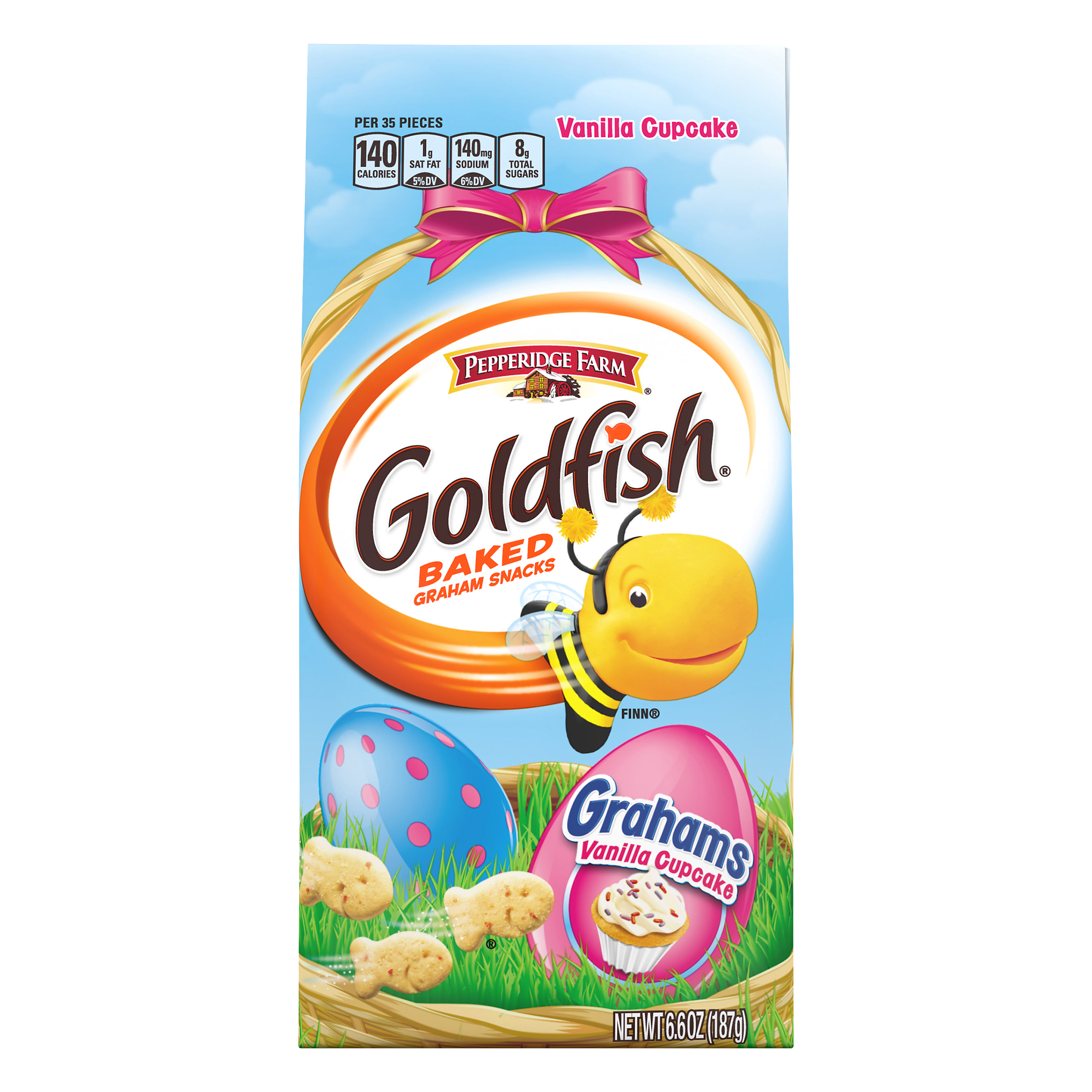 Goldfish Vanilla Cupcake Vanilla Cupcake Graham Snacks 6.6 Oz