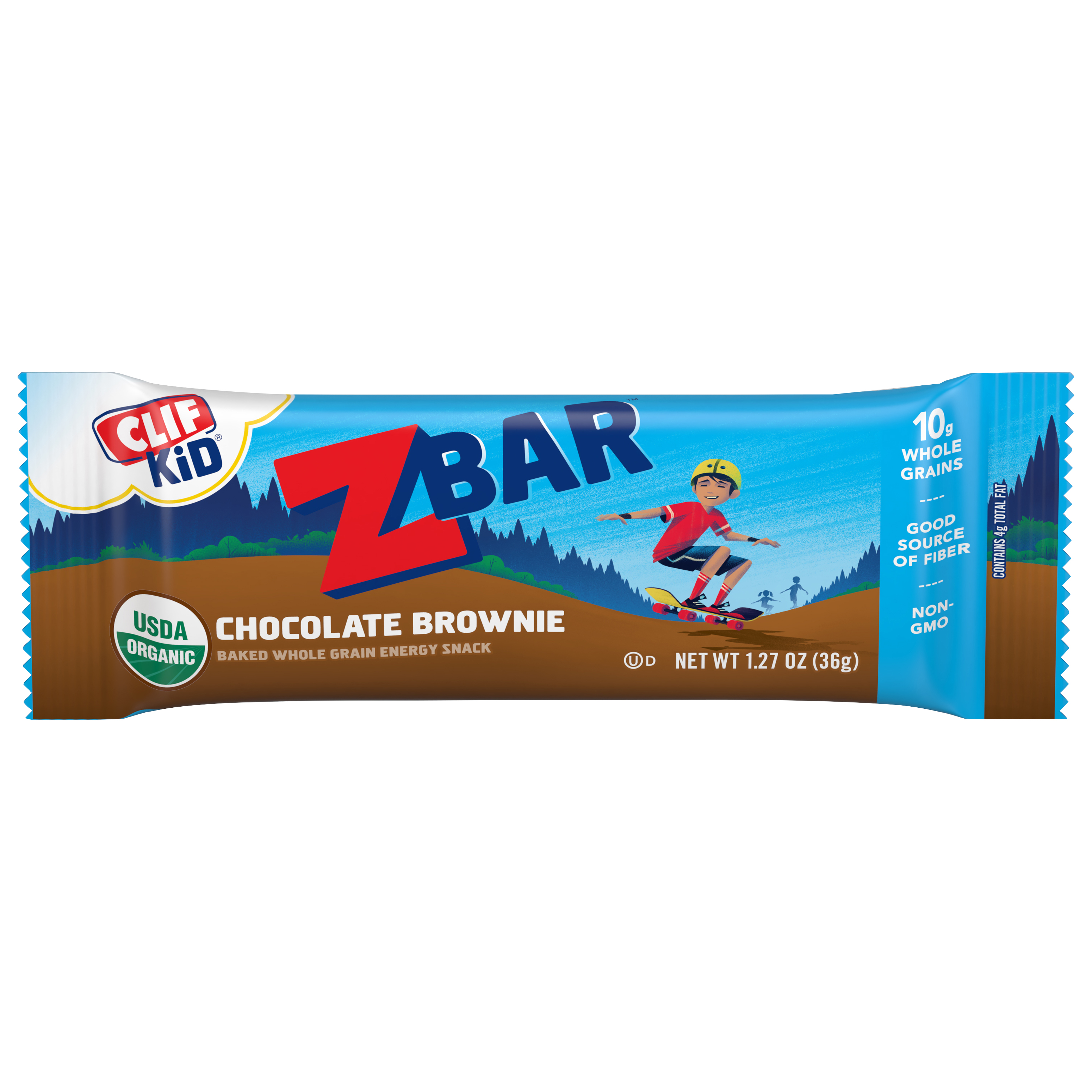 CLIF Kid Zbar - Chocolate Brownie - Soft Baked Whole Grain Snack Bar - USDA Orga