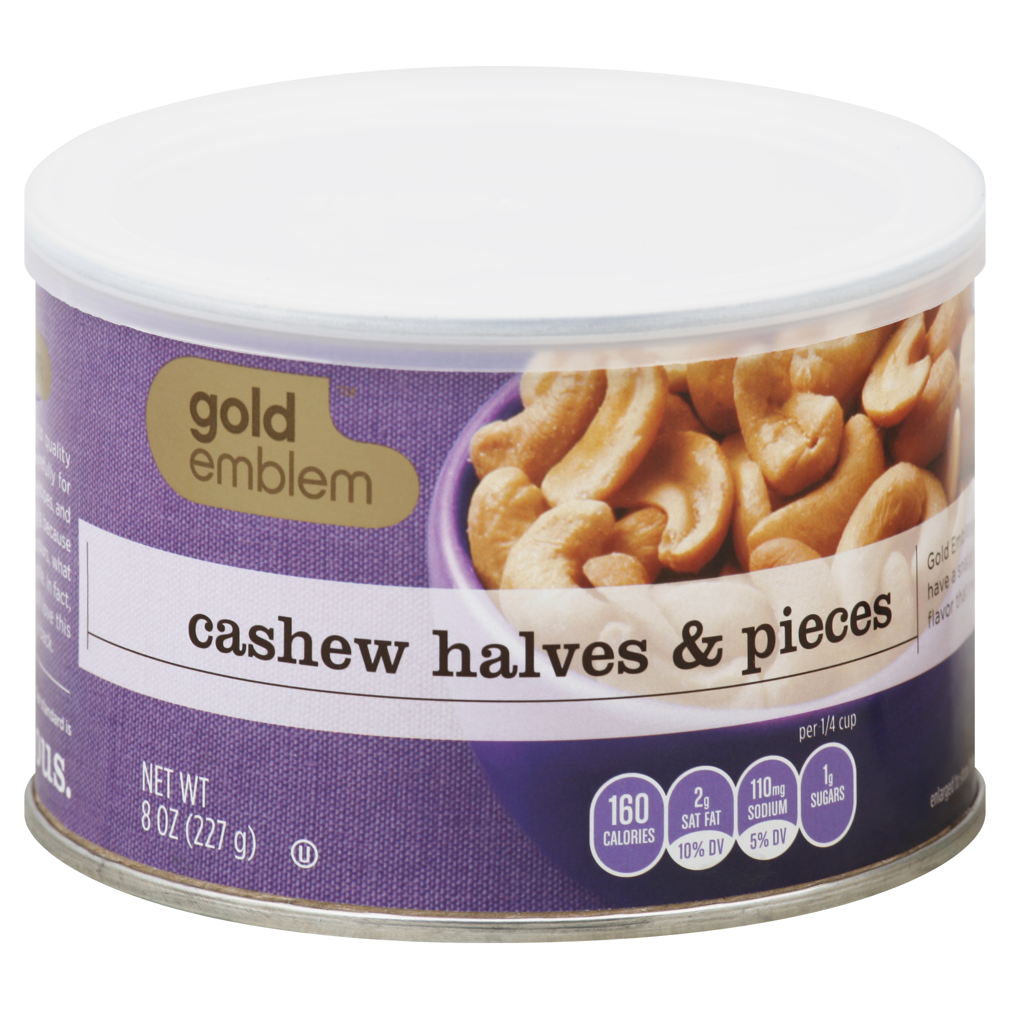 Gold Emblem Cashews 8 Oz