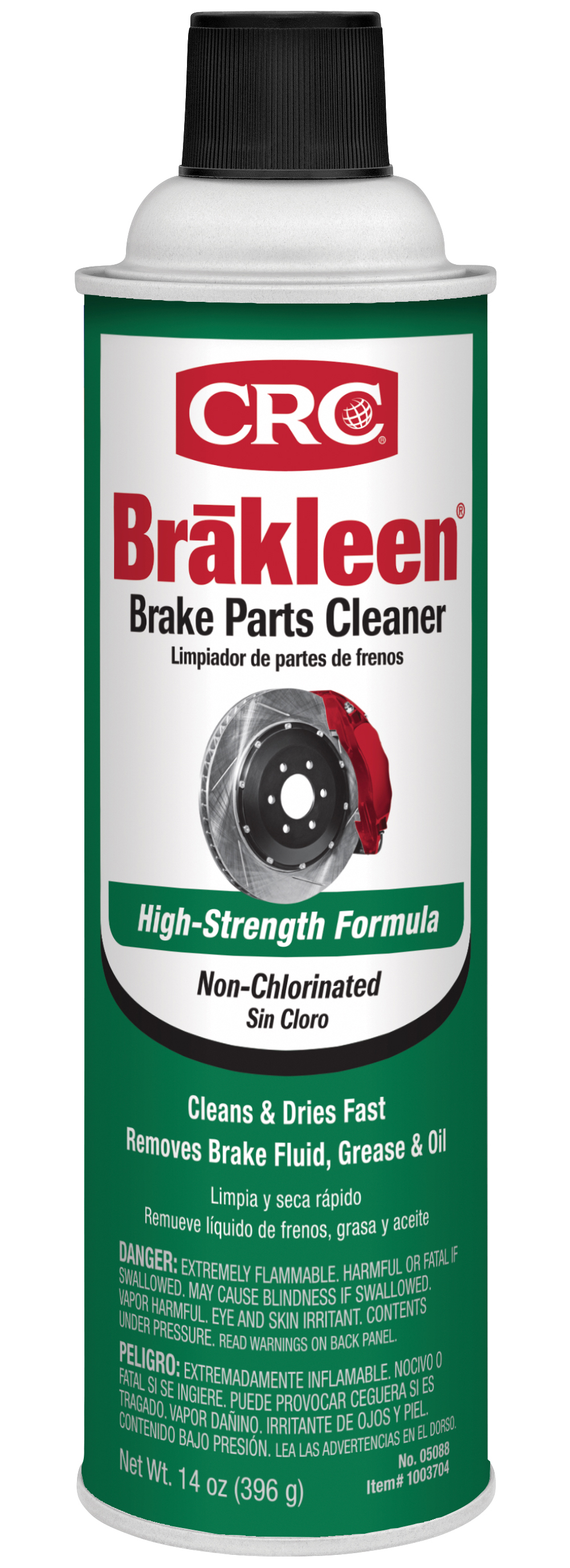 CRC Non-chlorinated Brake Parts Cleaner: Solvent, Liquid, Non-Chlorinated,  Flammable, Bottle
