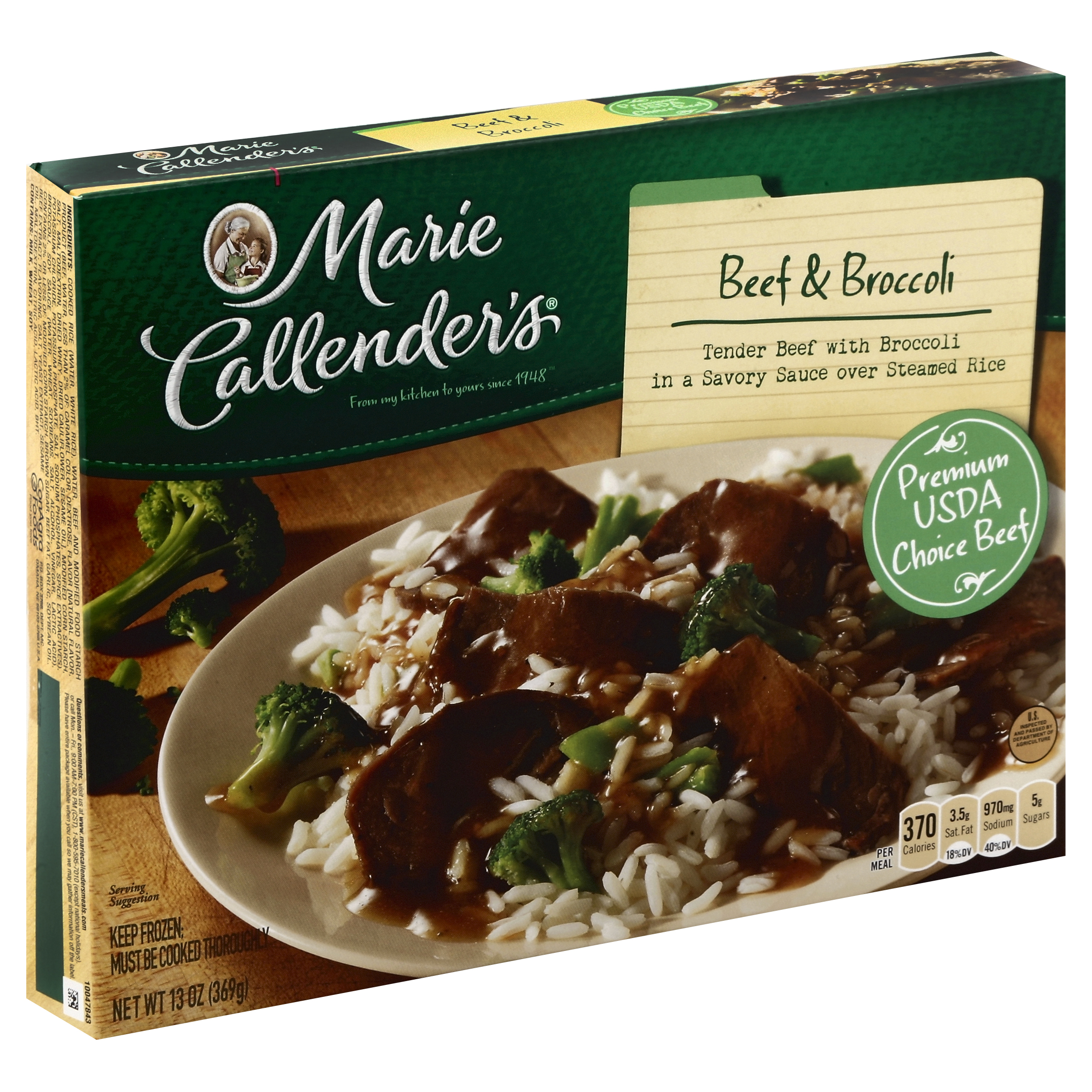 Marie Callender's Beef & Broccoli 13 Oz