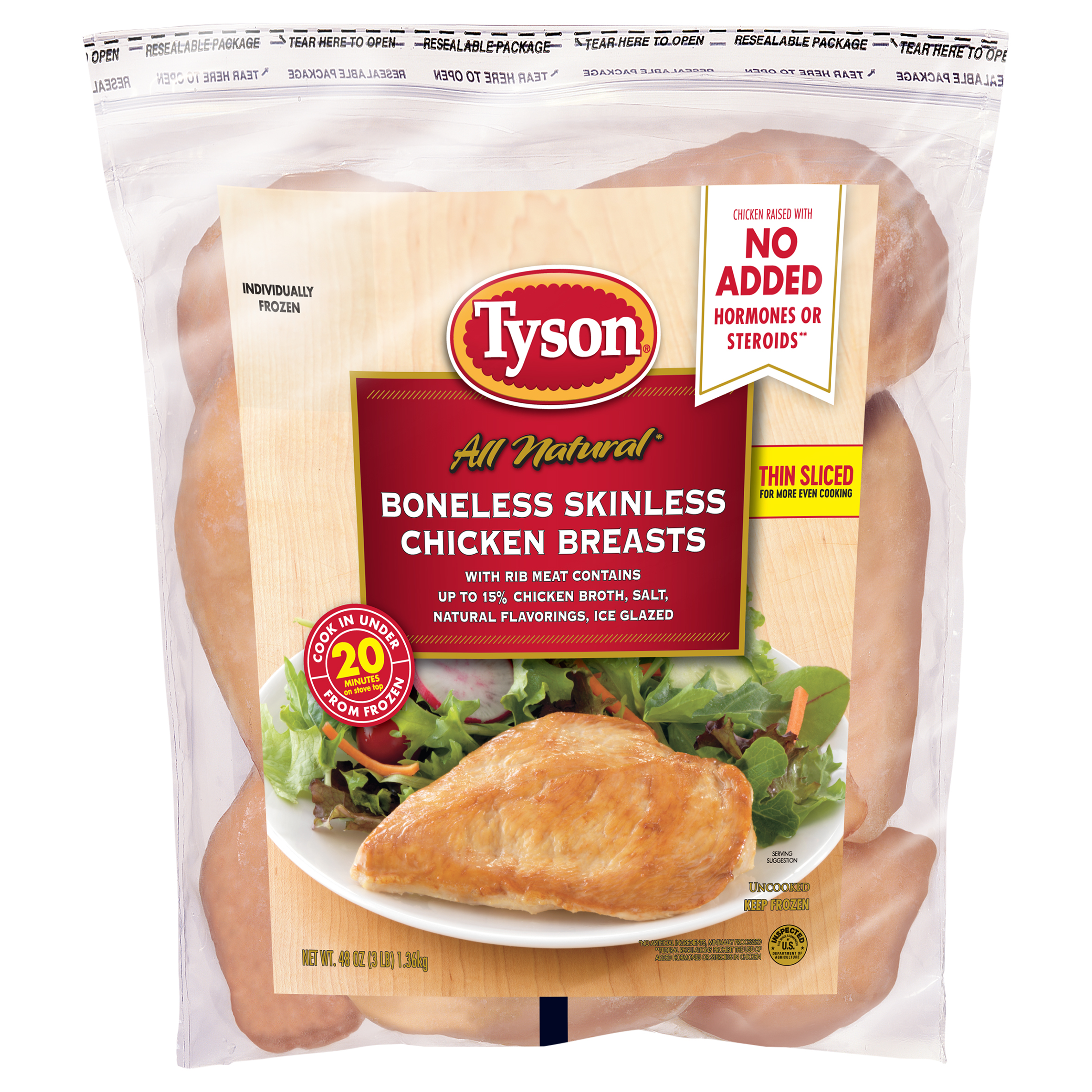 Chicken Breasts, Boneless, Skinless