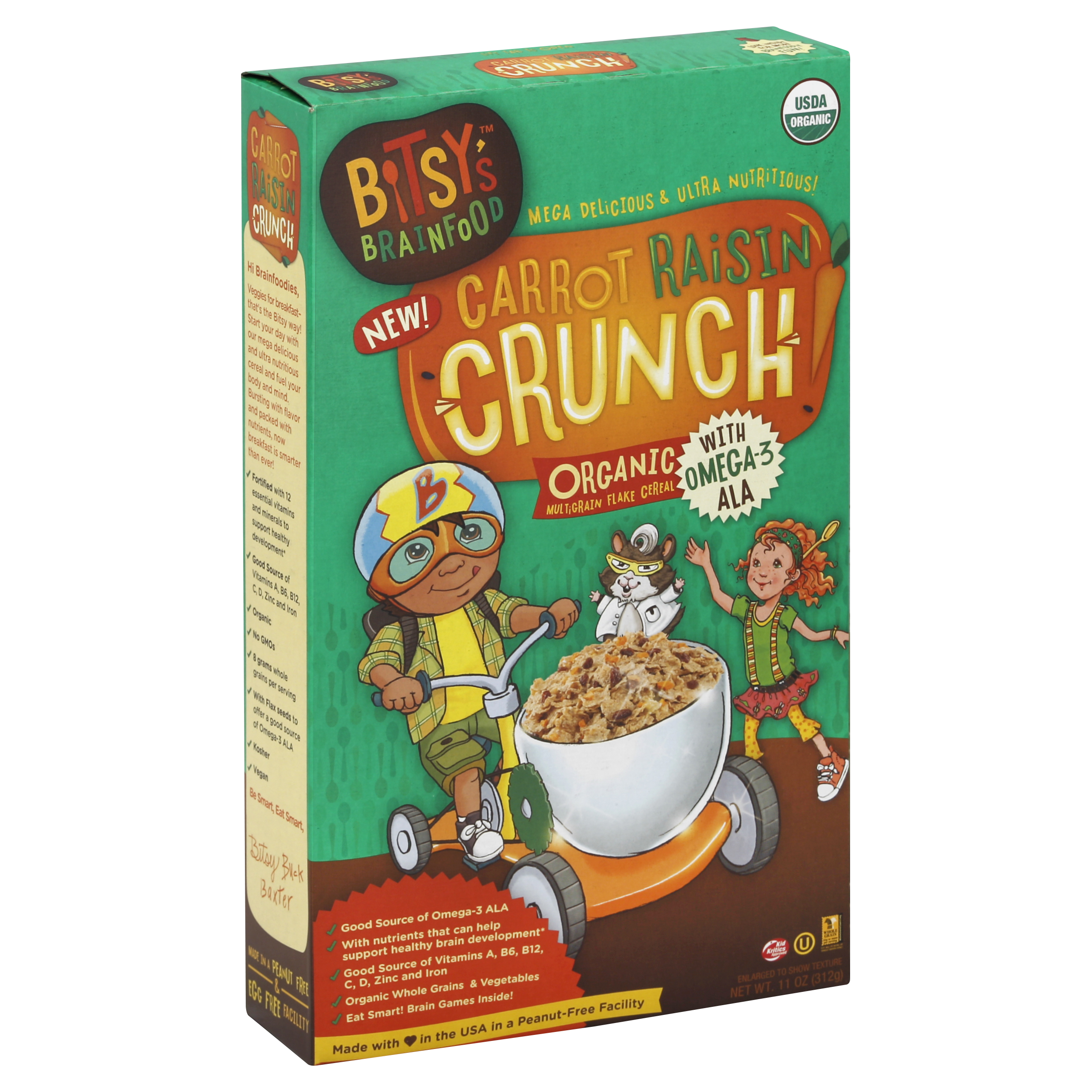 Bitsy's Brainfood Cereal 11 Oz