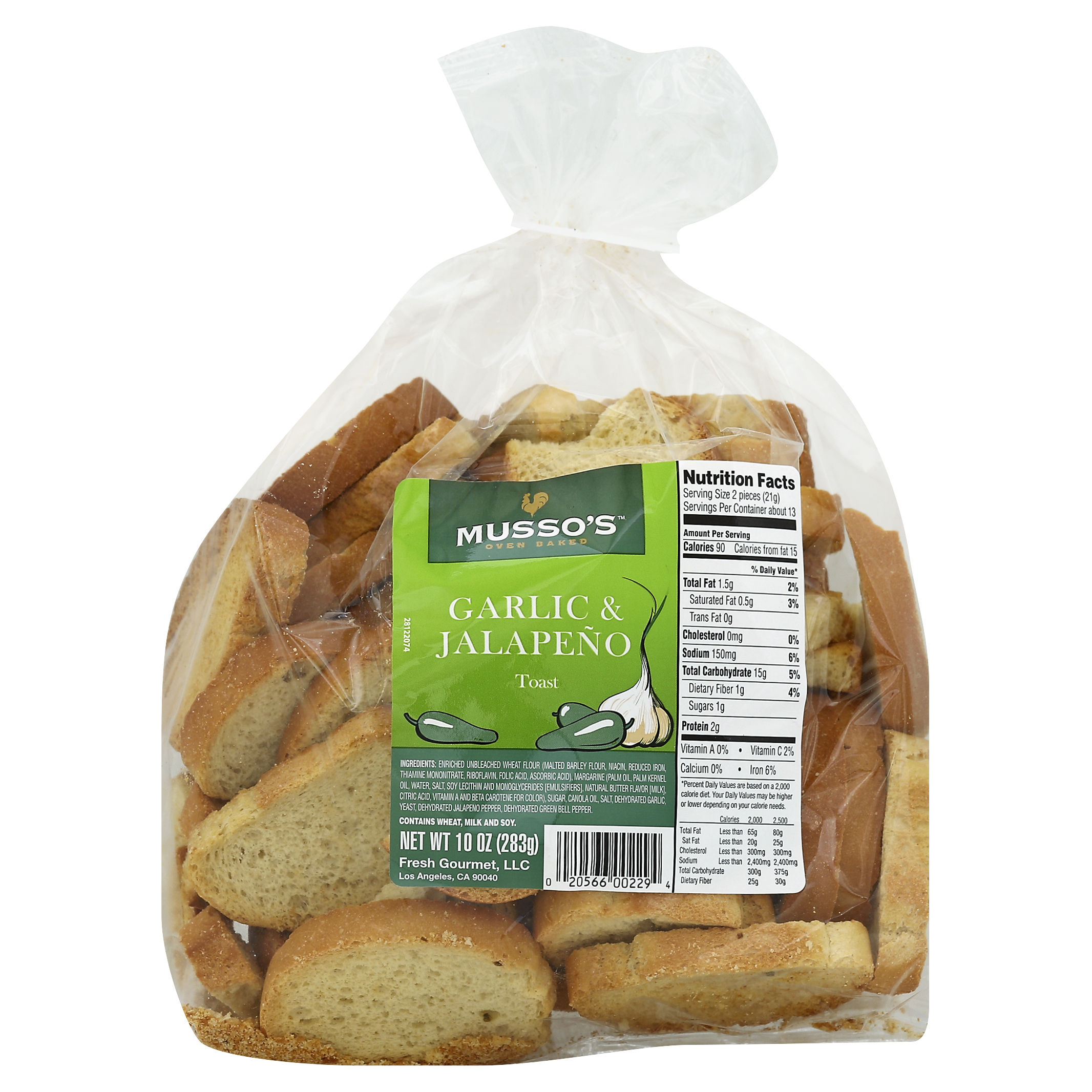 Mussos Toast 10 Oz