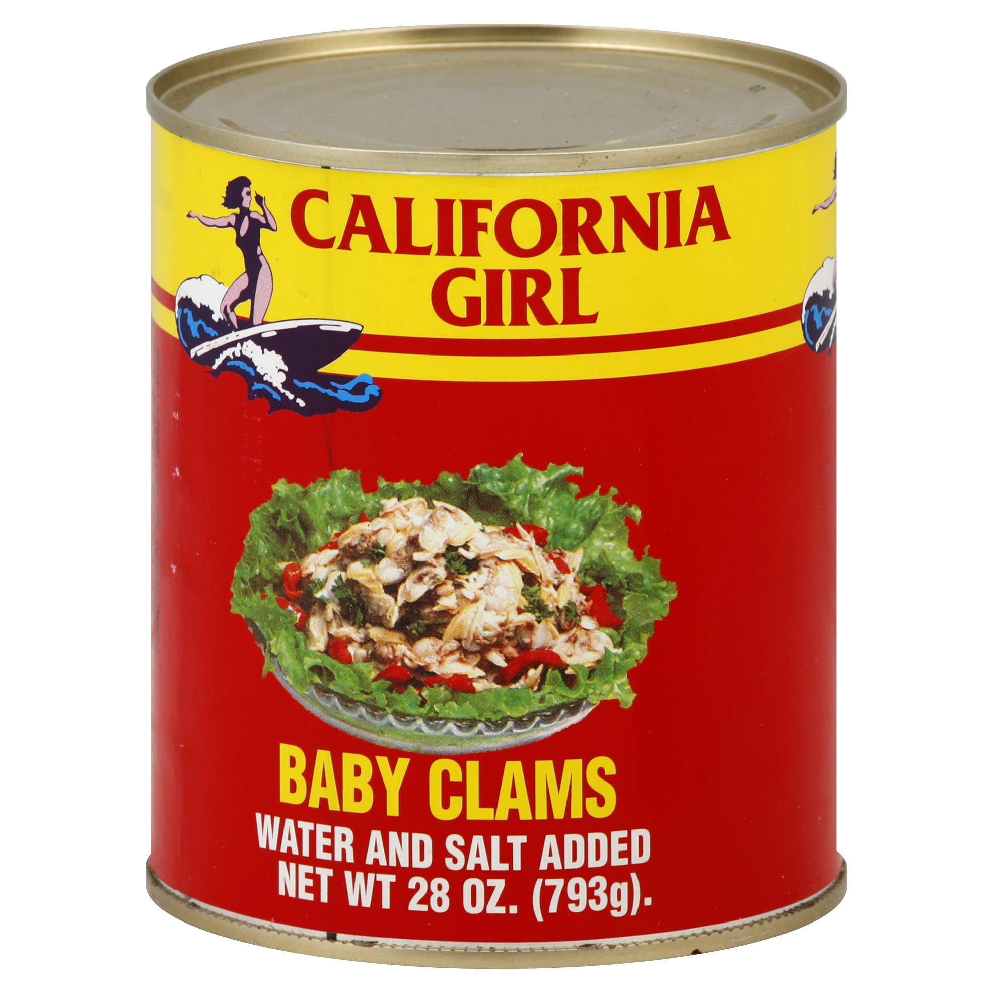 California Girl Clams 28 Oz