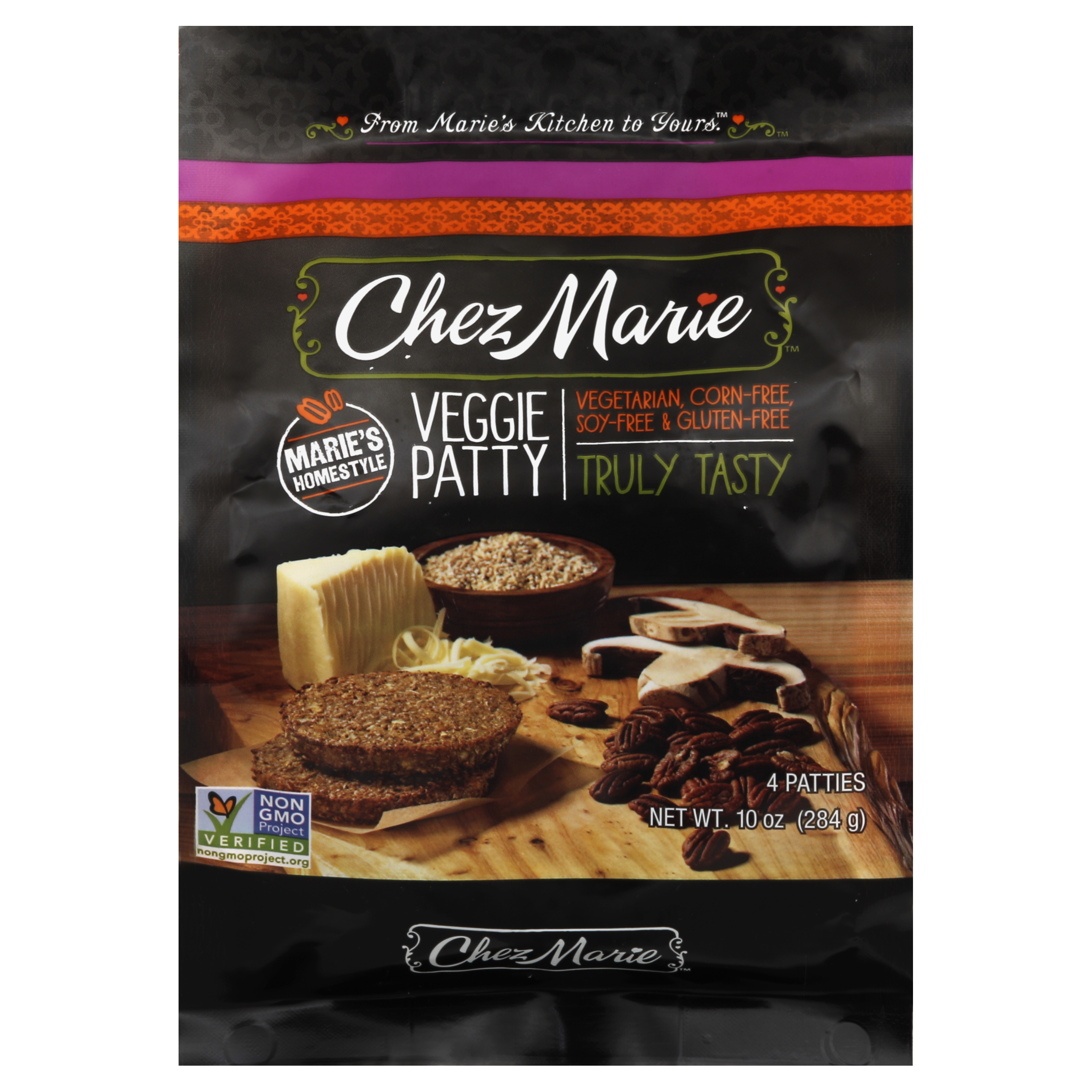 Chez Marie Veggie Patty 4 Ea