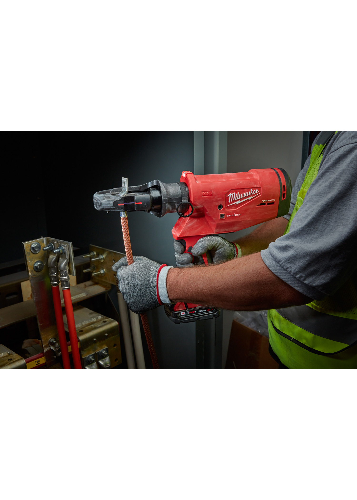 White Cap | M18 Force Logic 750 Mcm Crimper Milwaukee