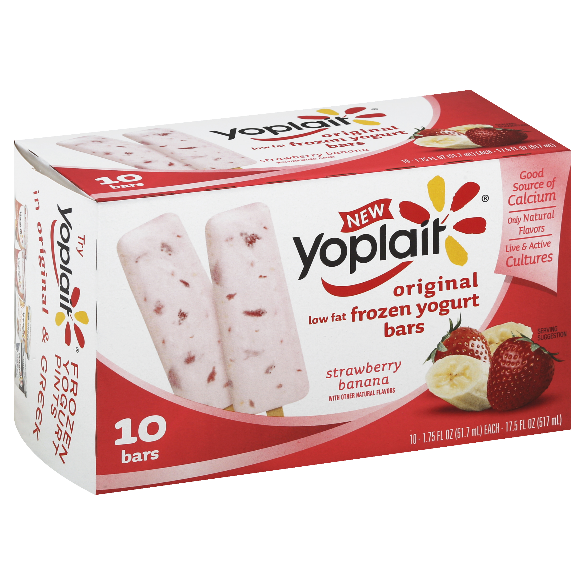 Yoplait Frozen Yogurt Bars 10 Ea
