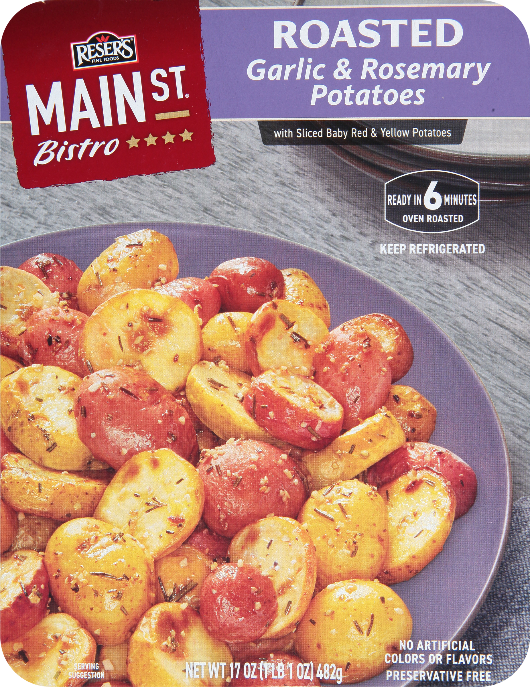 Potatoes, Garlic & Rosemary, Roasted