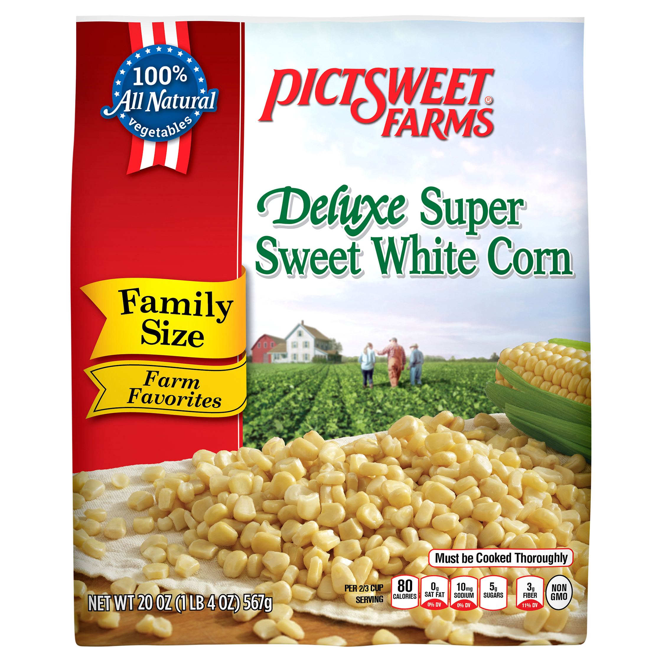 White Corn, Super Sweet, Deluxe, Family Size