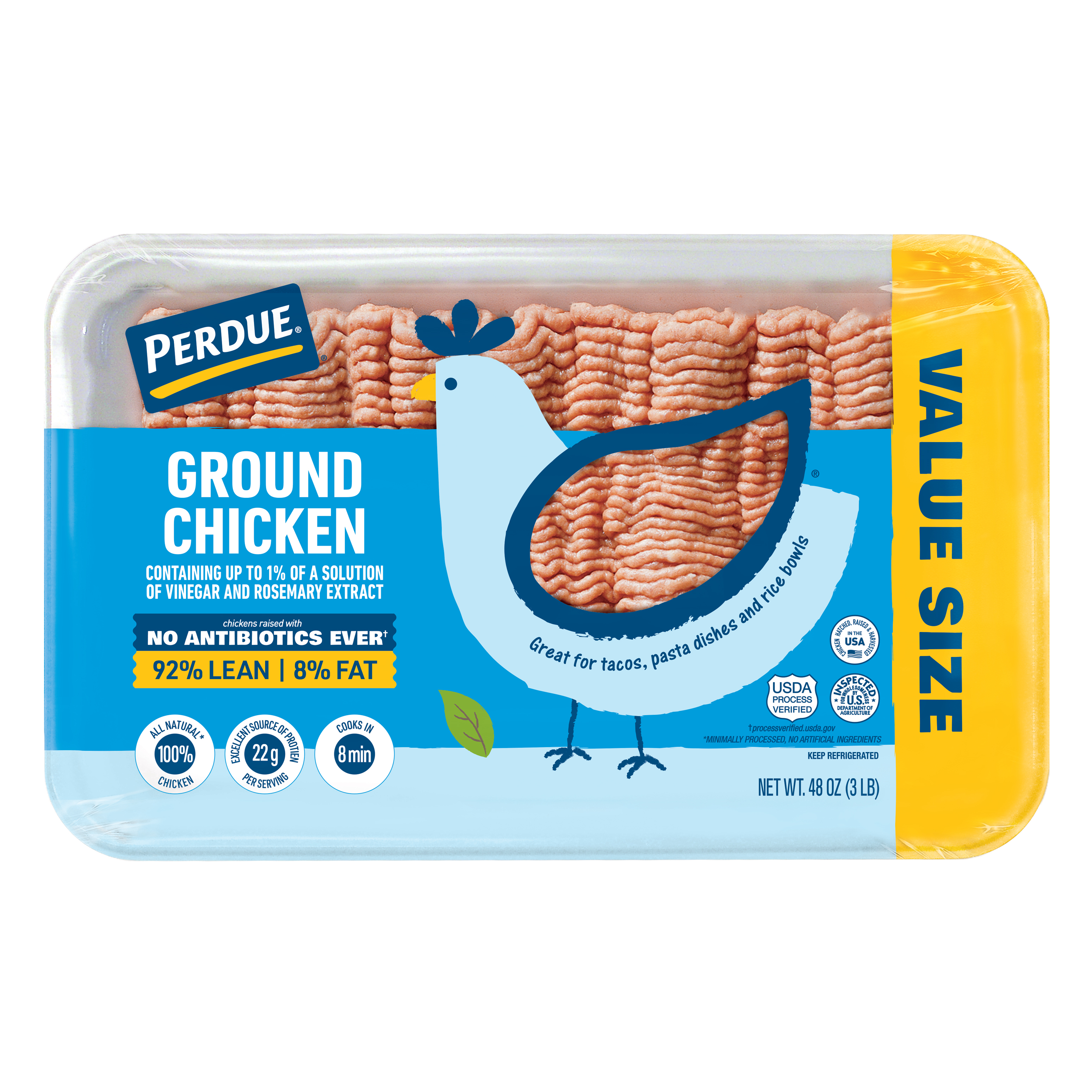 Chicken, Ground, Value Size