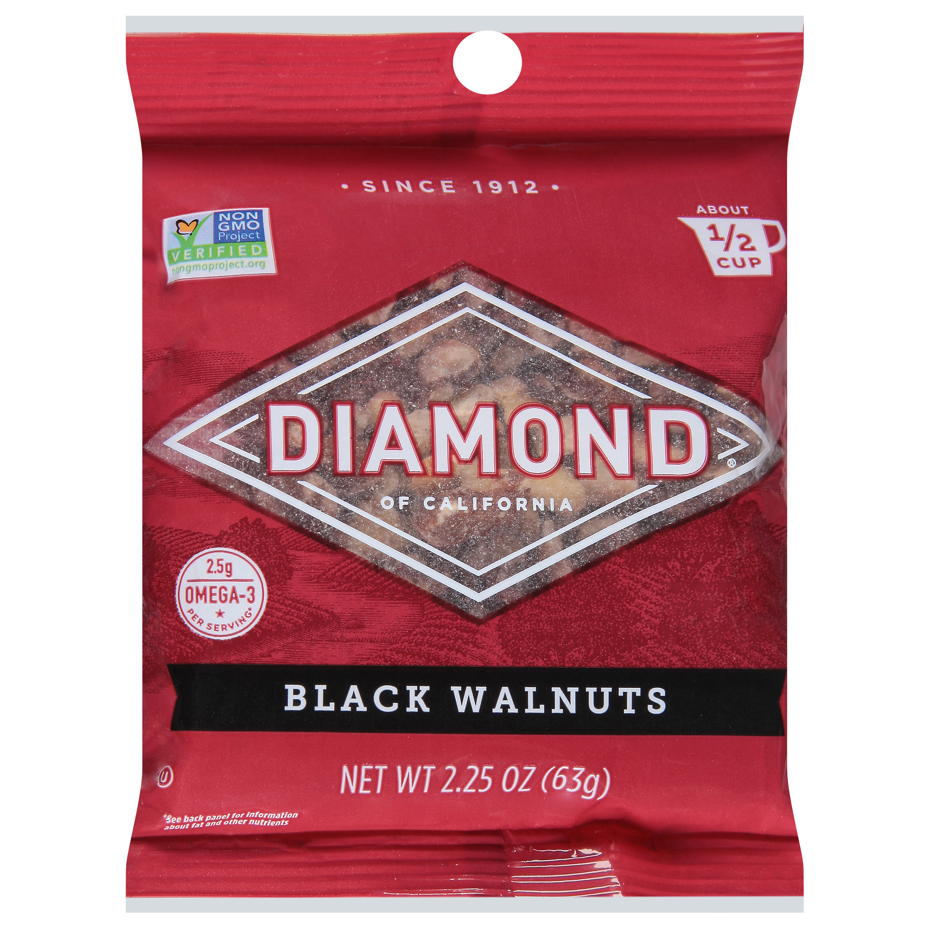 Diamond Of California Black Walnuts 2.25 Oz