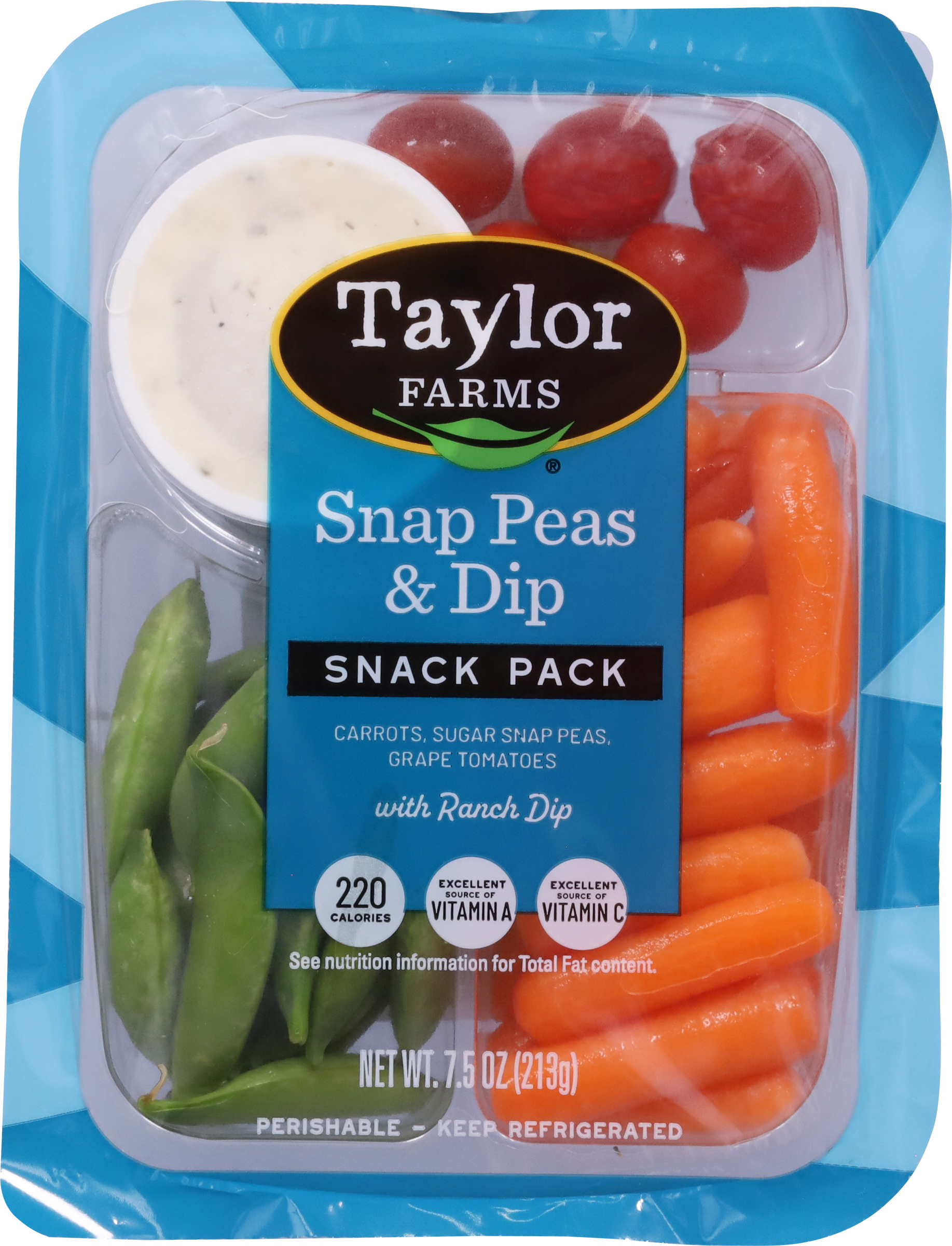 Snap Peas & Dip, Snack Pack