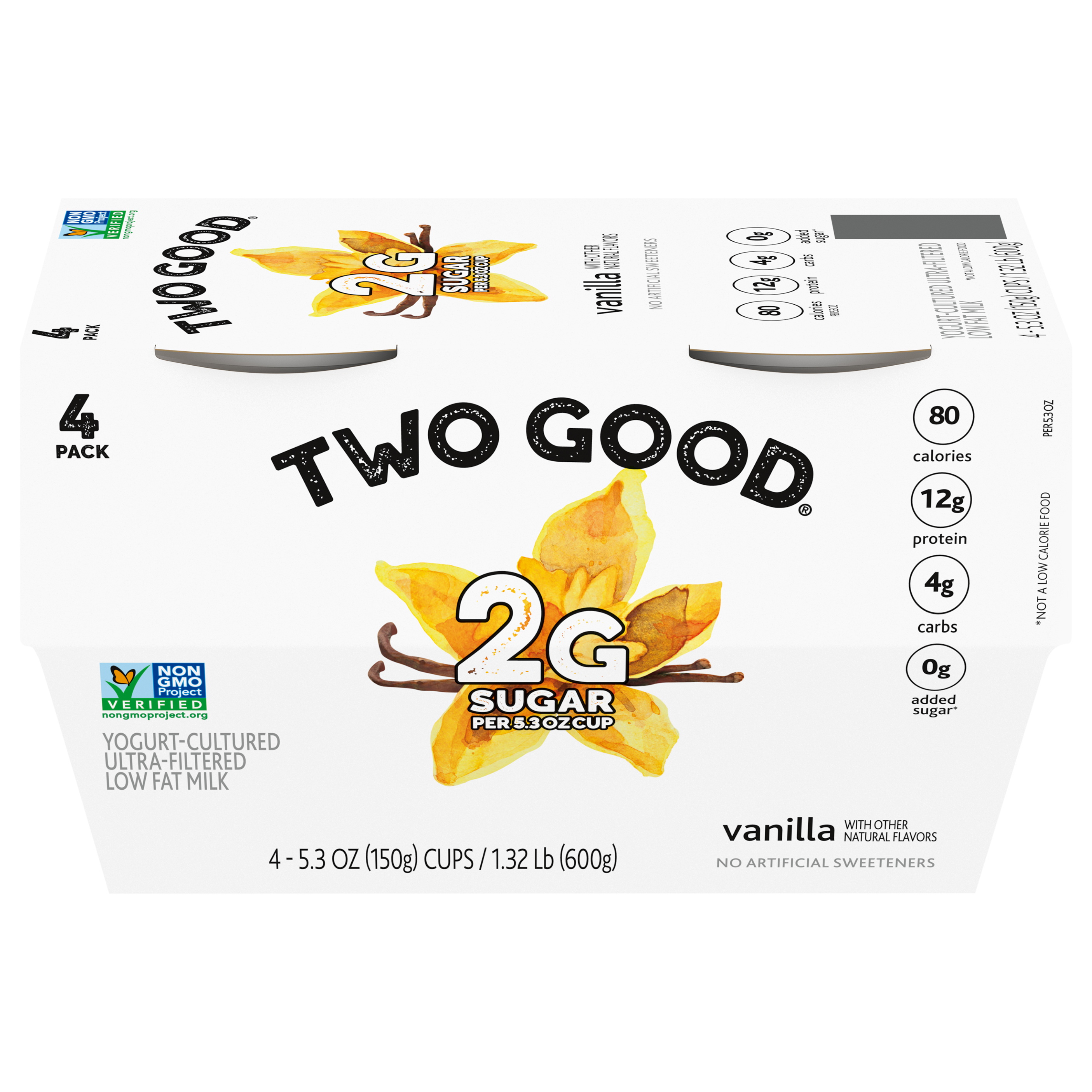Yogurt, Vanilla, 4 Pack