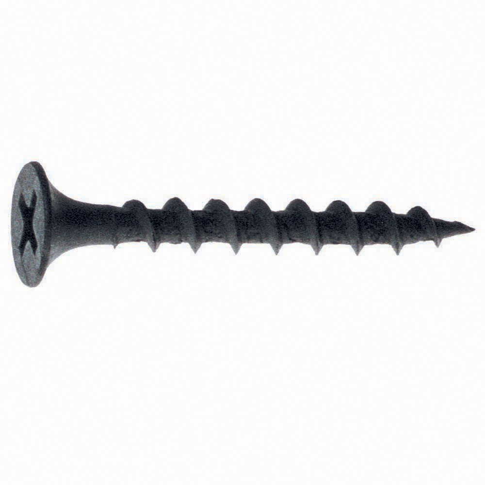 #6 x 1-1/4 in. Coarse Phosphate-Plated Steel Bugle-Head Phillips Drywall Screws (8,000-Pack) #6 x 1-1/4 in. Coarse Phosphate-Plated Steel Bugle-Head Phillips Drywall Screws (8,000-Pack)