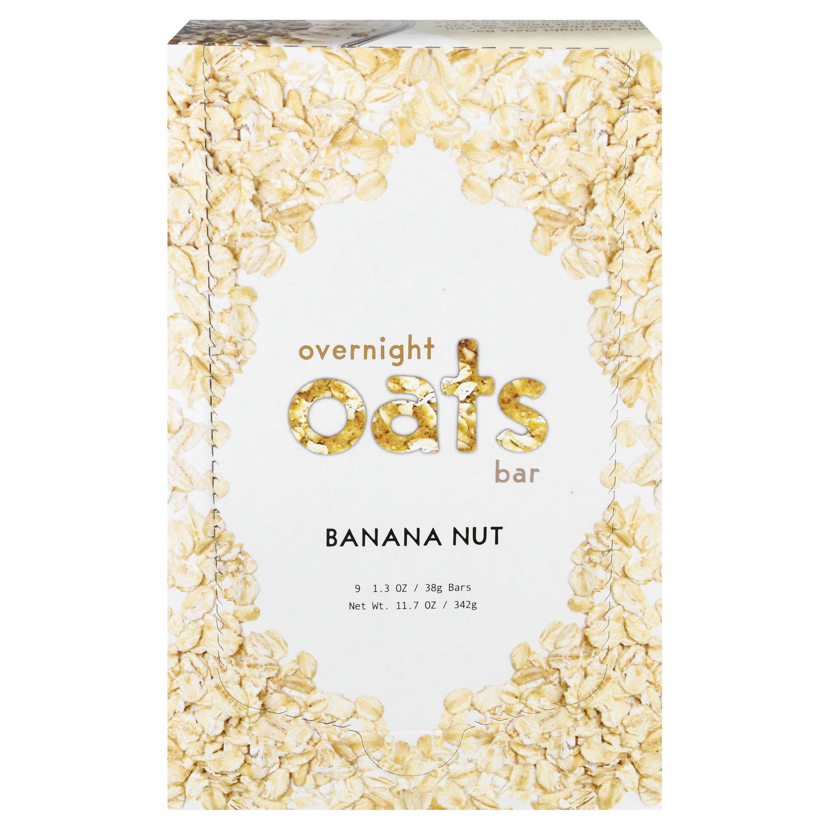 Overnight Oats Banana Nut Oats Bar 9 Ea