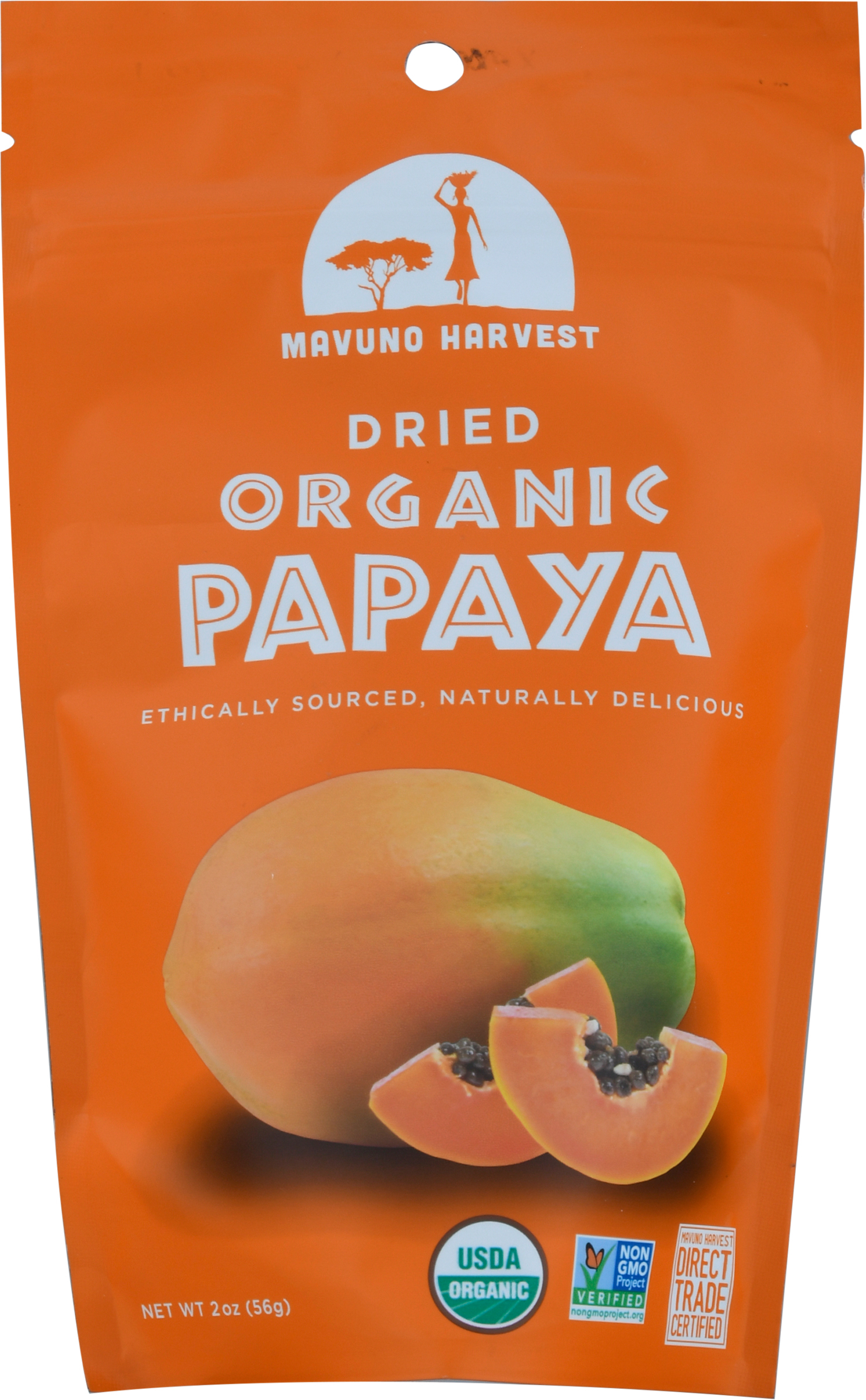 Papaya, Organic, Dried
