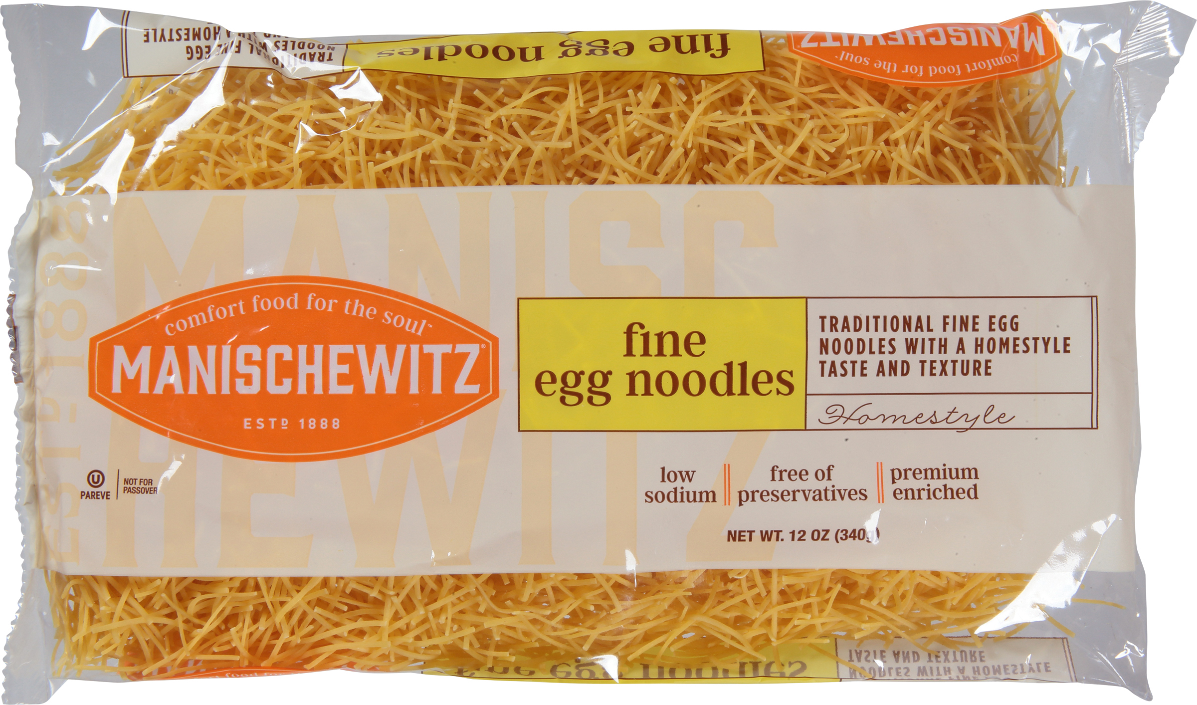 Egg Noodles, Fine, Homestyle