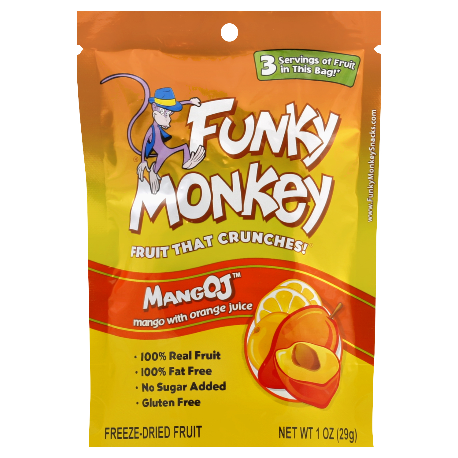 Funky Monkey Freeze-dried Fruit 1 Oz