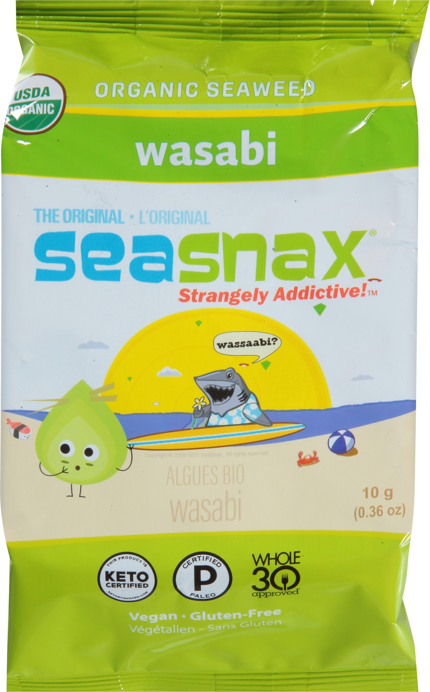 Seaweed, Wasabi, Organic image