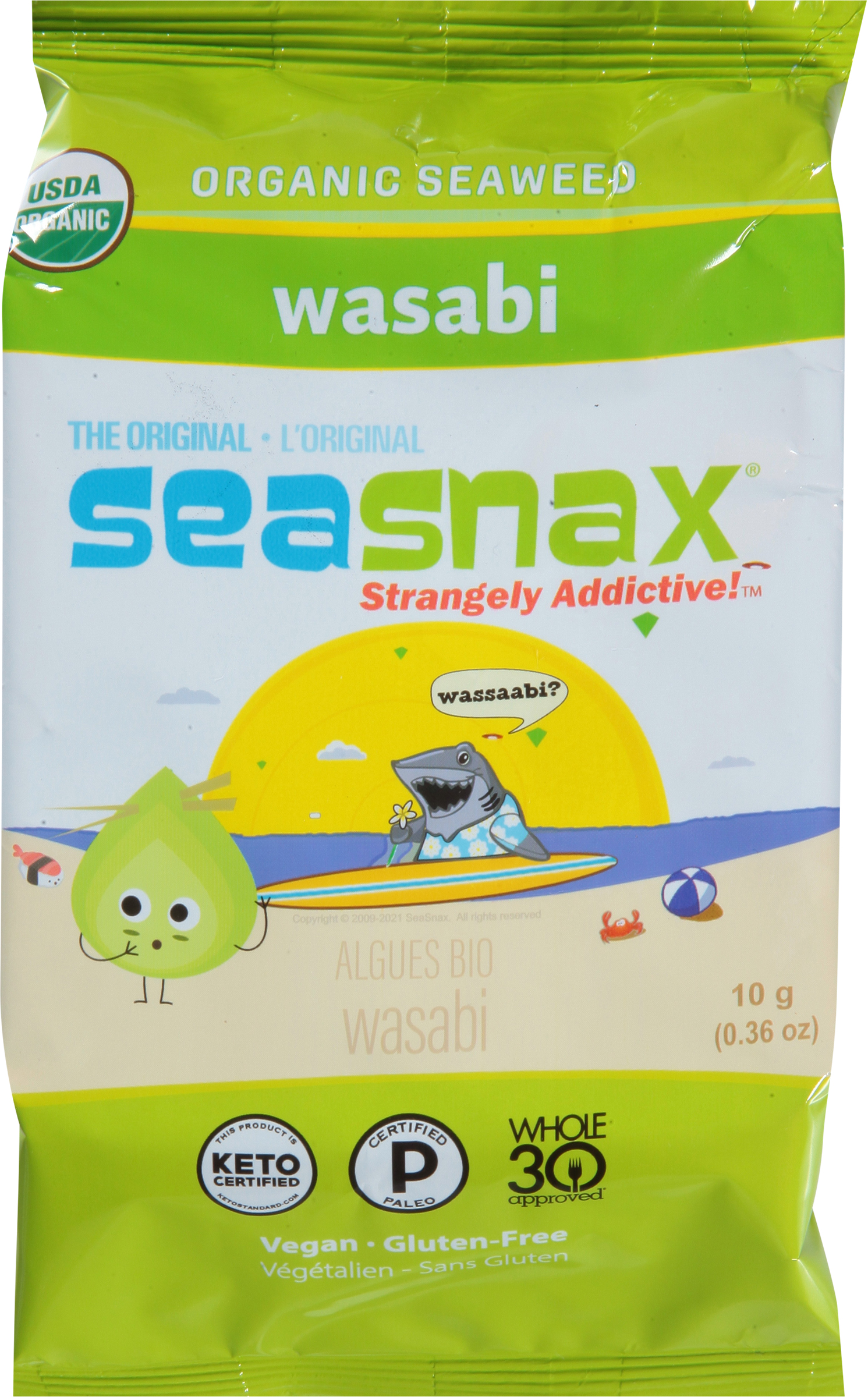 Seaweed, Wasabi, Organic