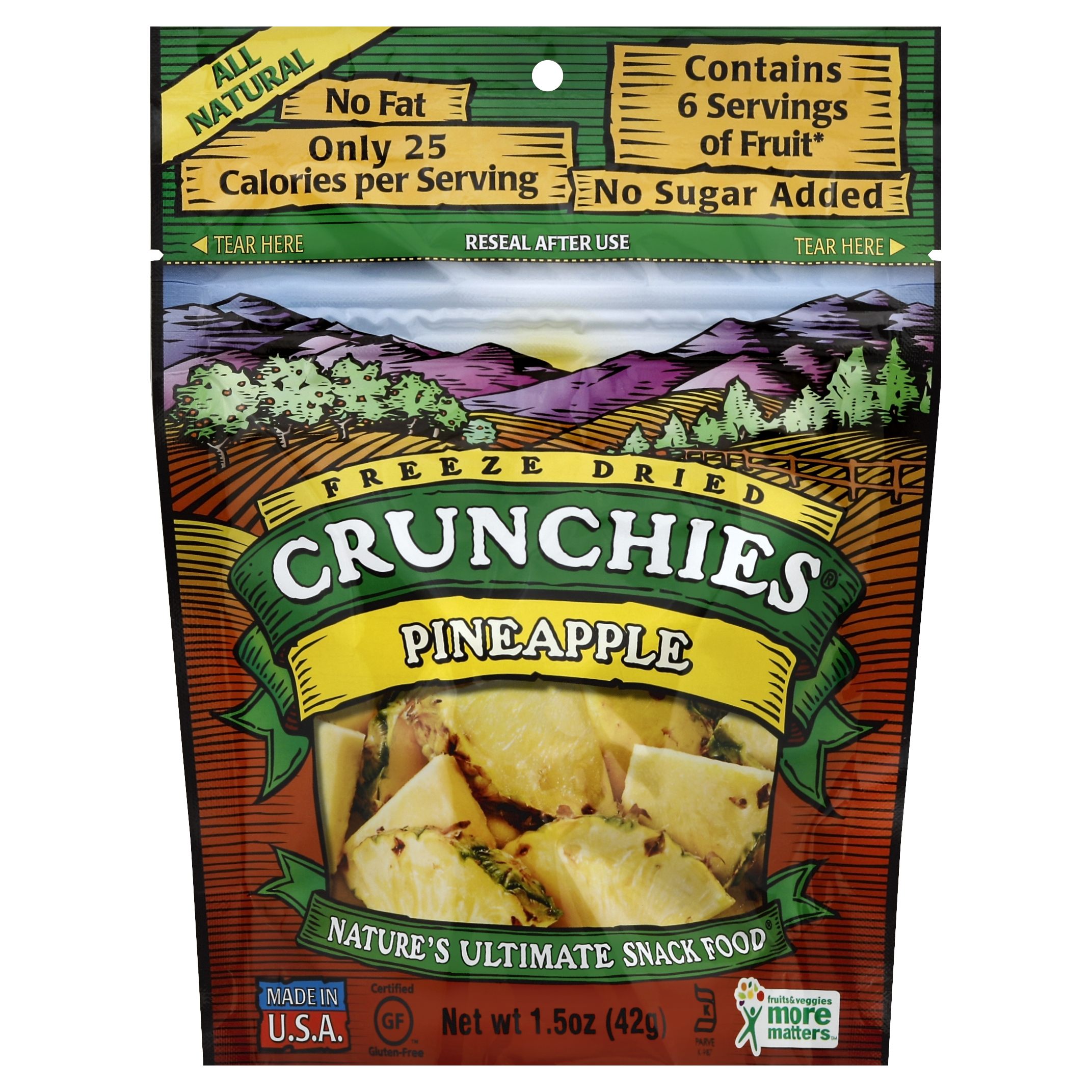 Crunchies Pineapple 1.5 Oz