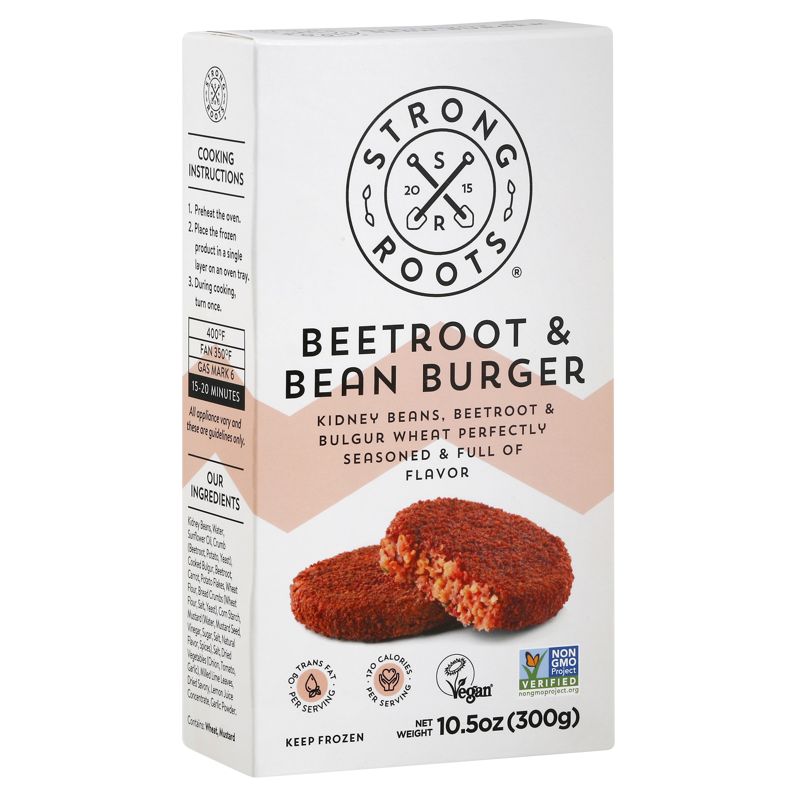 Strong Roots Burger 10.5 Oz