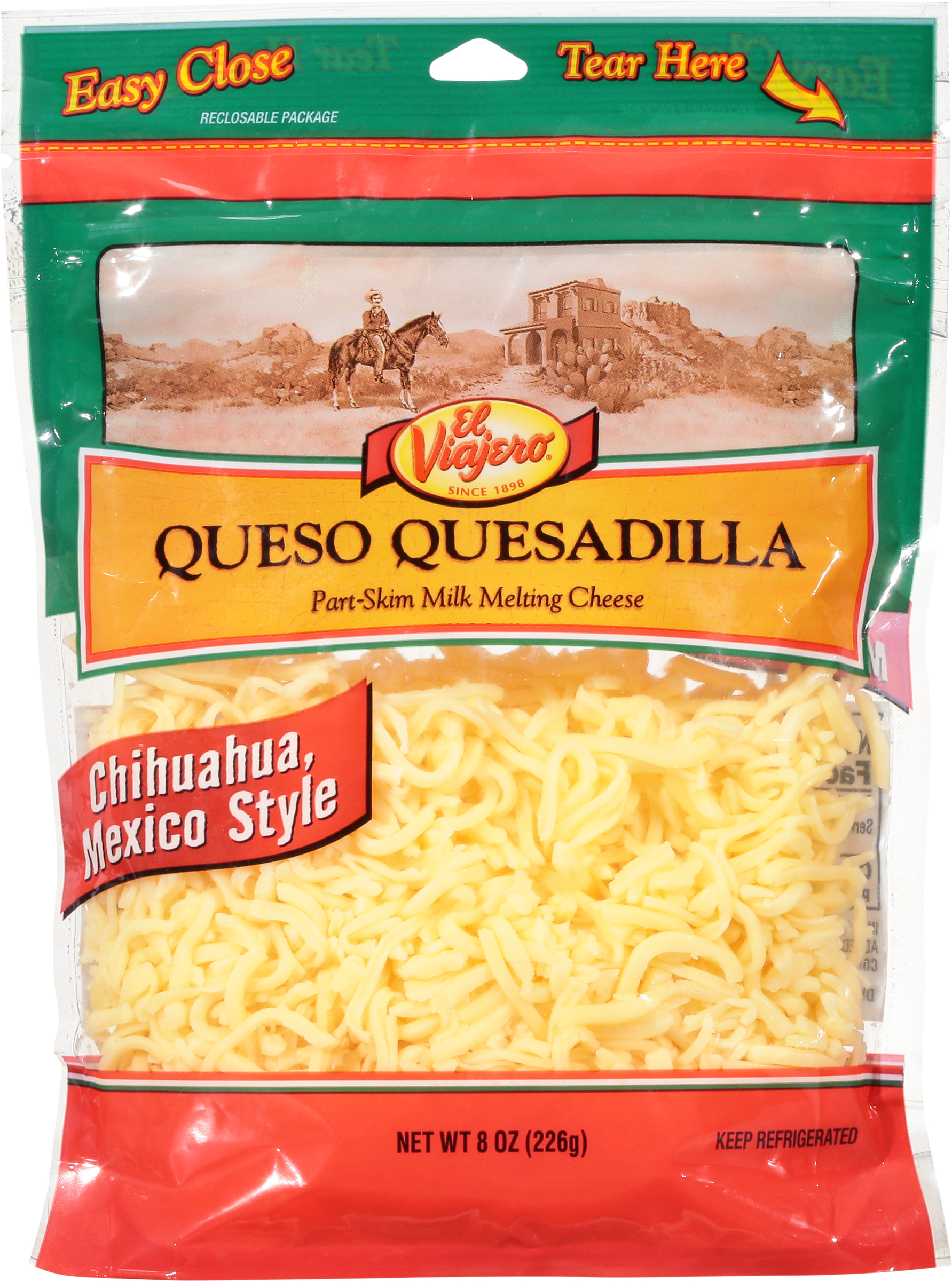 Queso Quesadilla, Chihuahua, Mexico Style